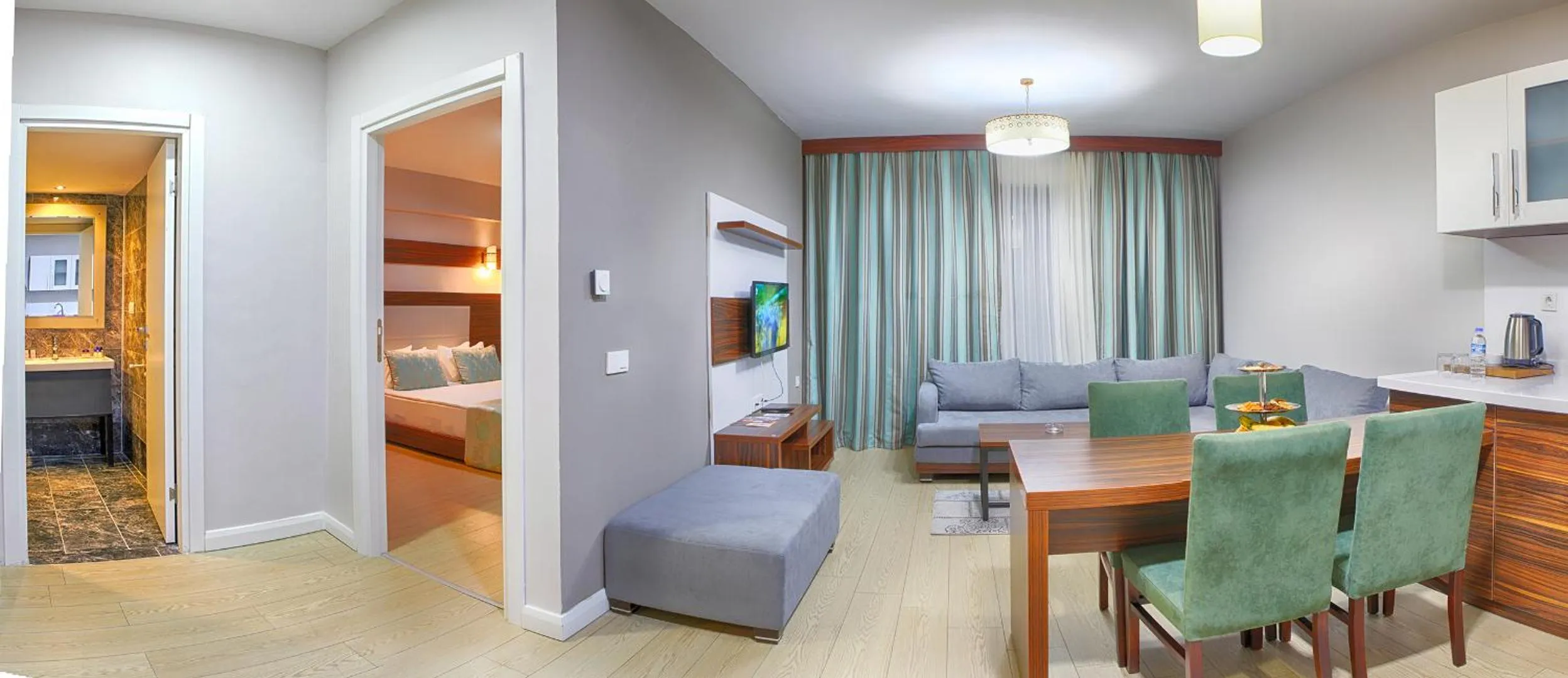 Sivas Termal'de Teraslı ve Şık 1+1 Daire