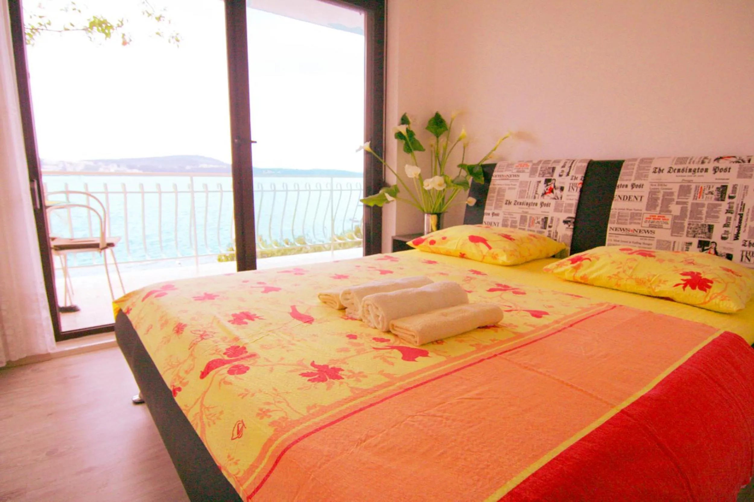 Day, Bed in Apartments Marta