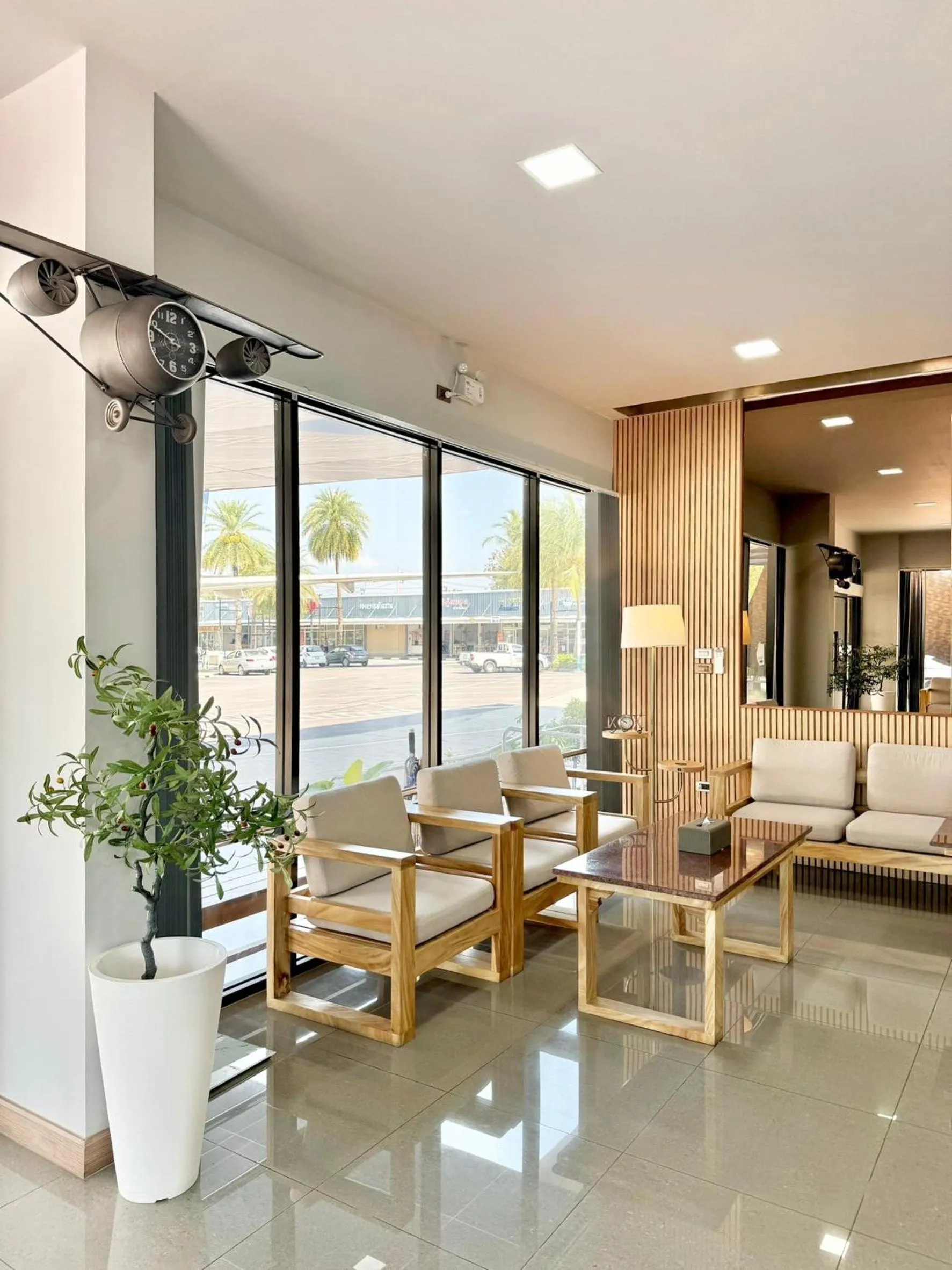 Seating area in Air Diamond Hotel