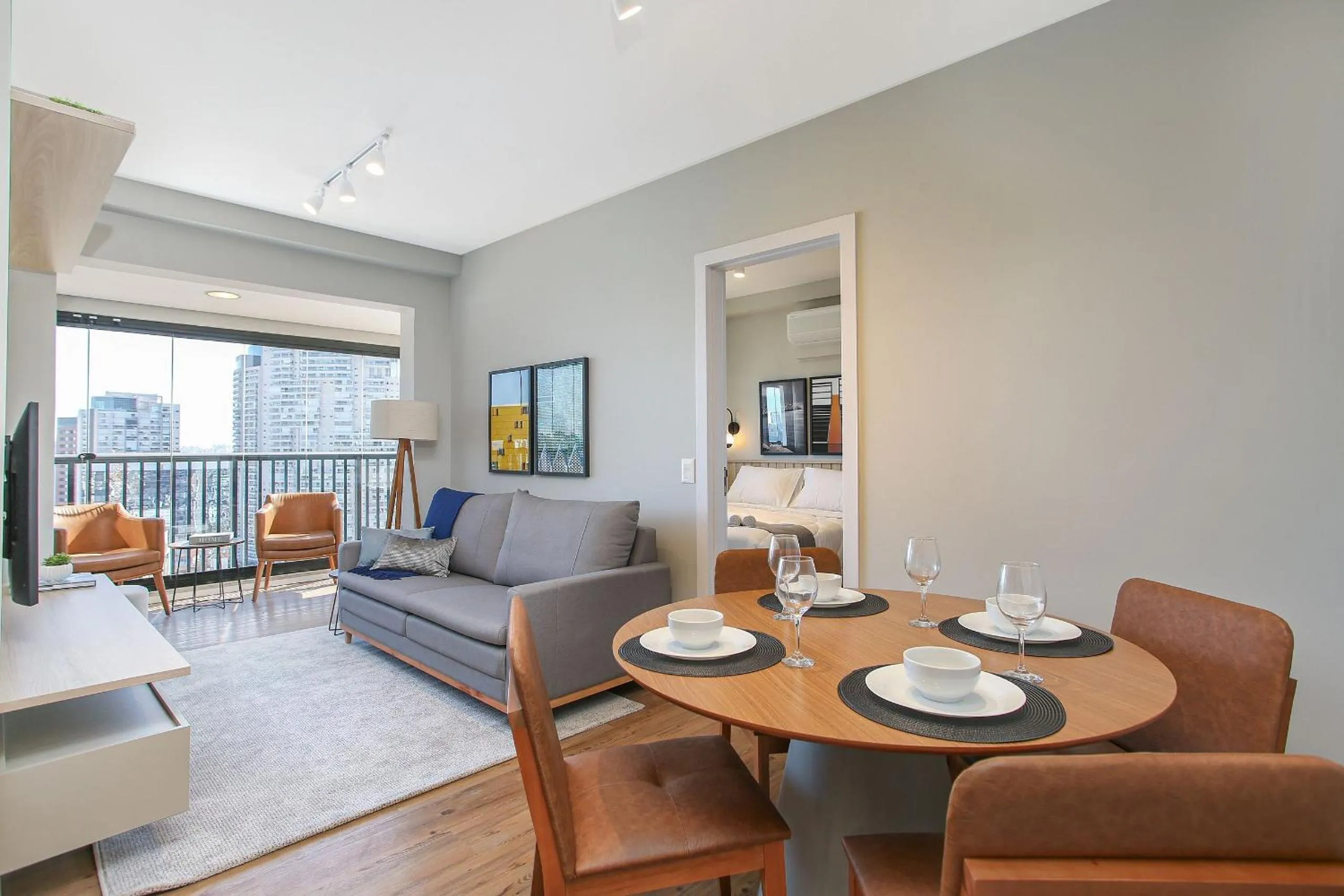 Seating area in Expand Pinheiros