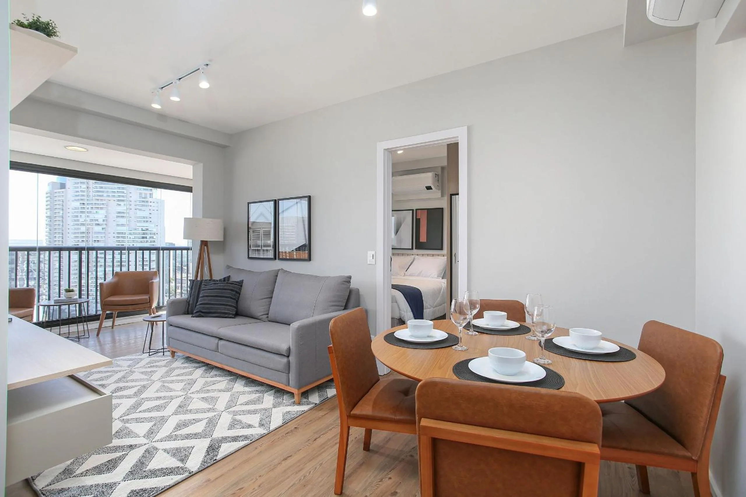 Seating area in Expand Pinheiros