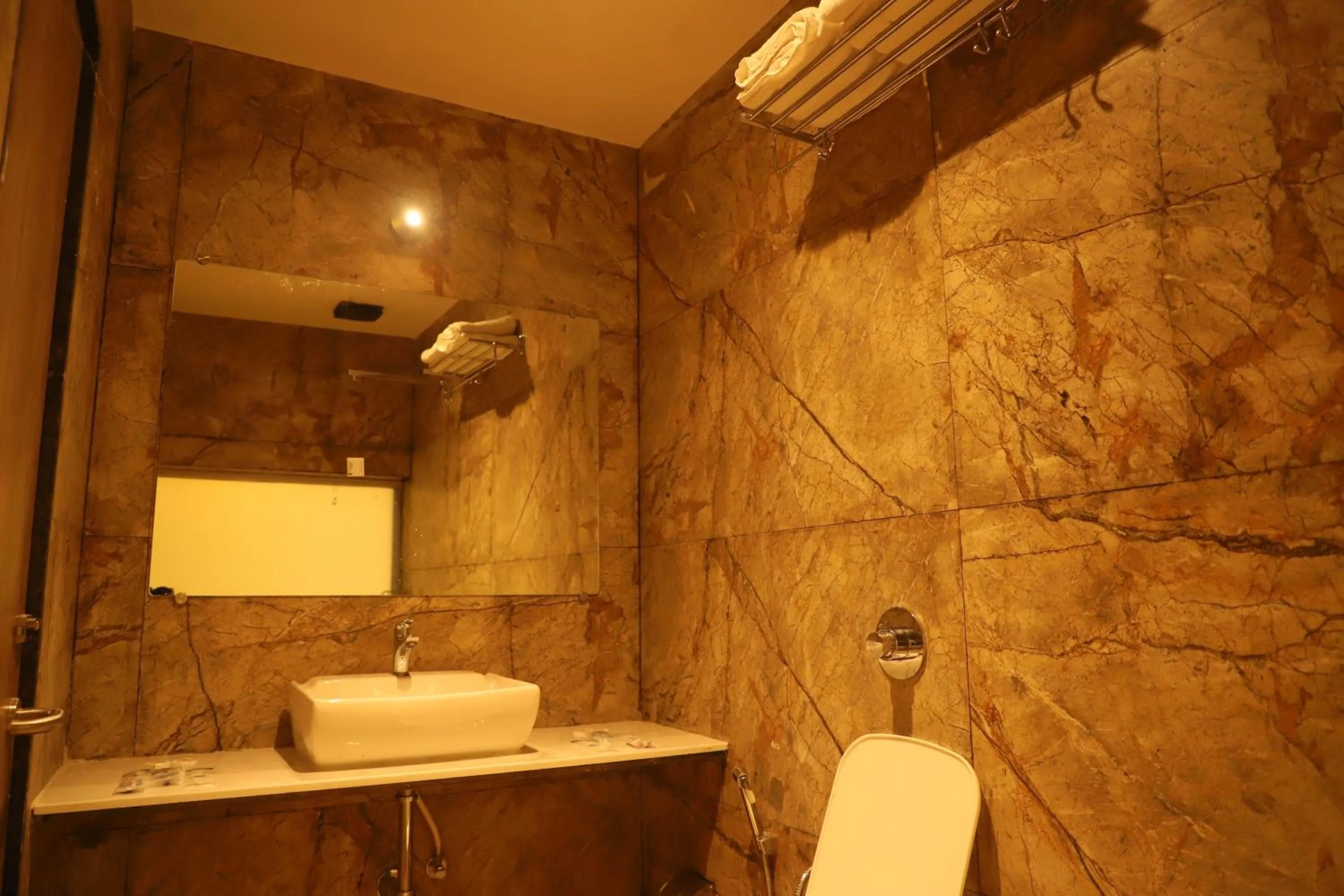 Shower in Hotel Sai Pritam