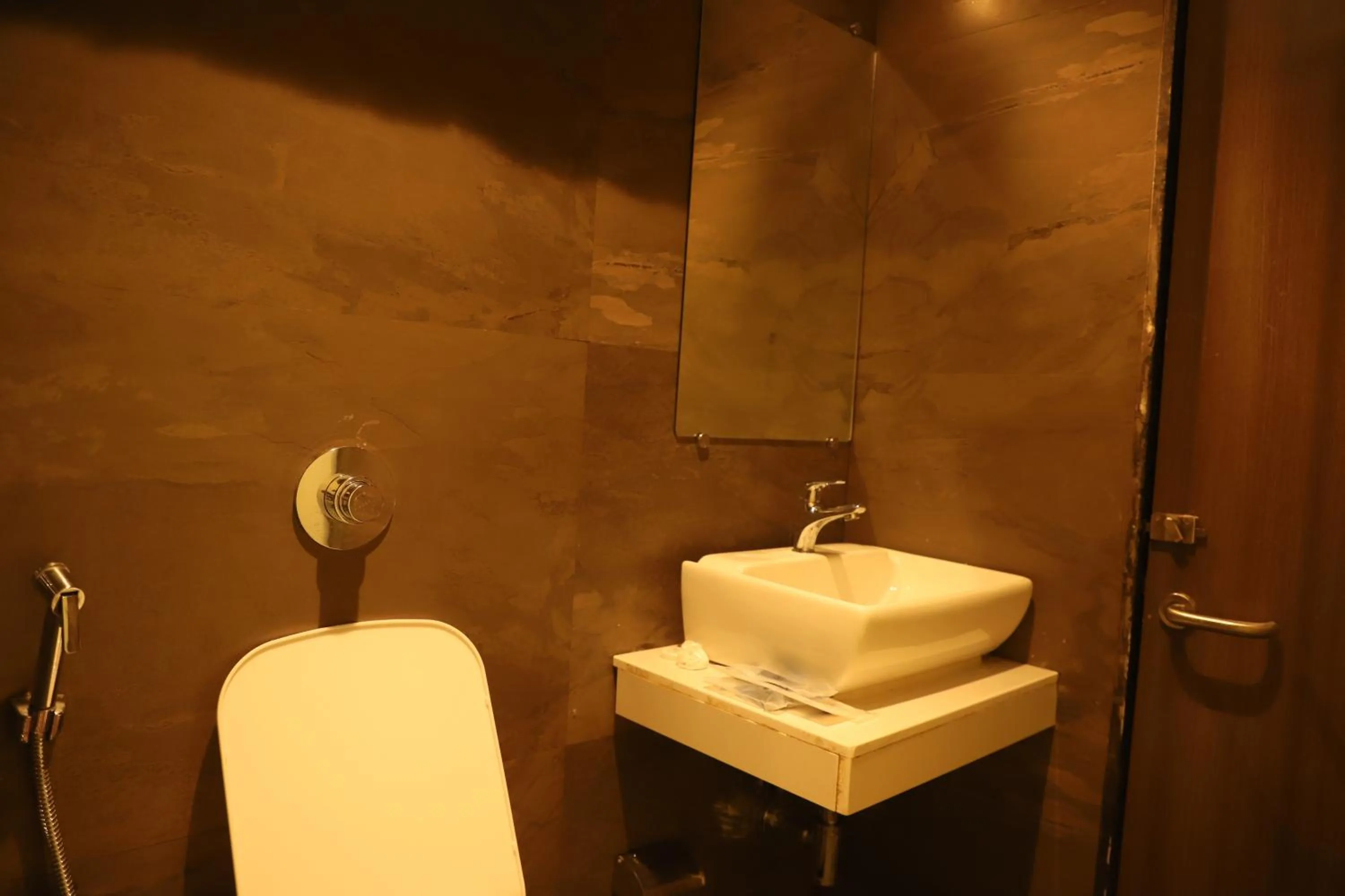 Bathroom in Hotel Sai Pritam