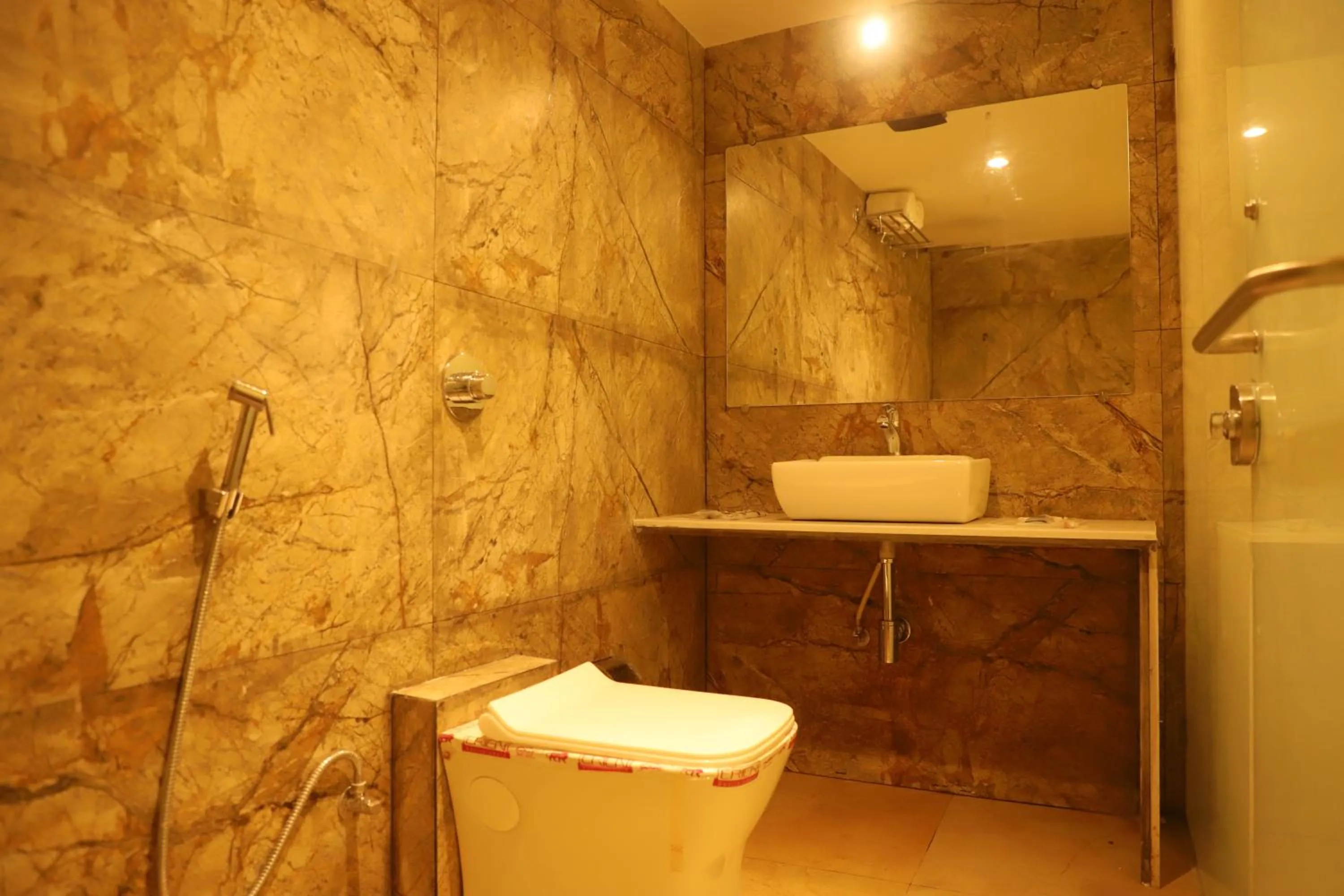 Shower in Hotel Sai Pritam