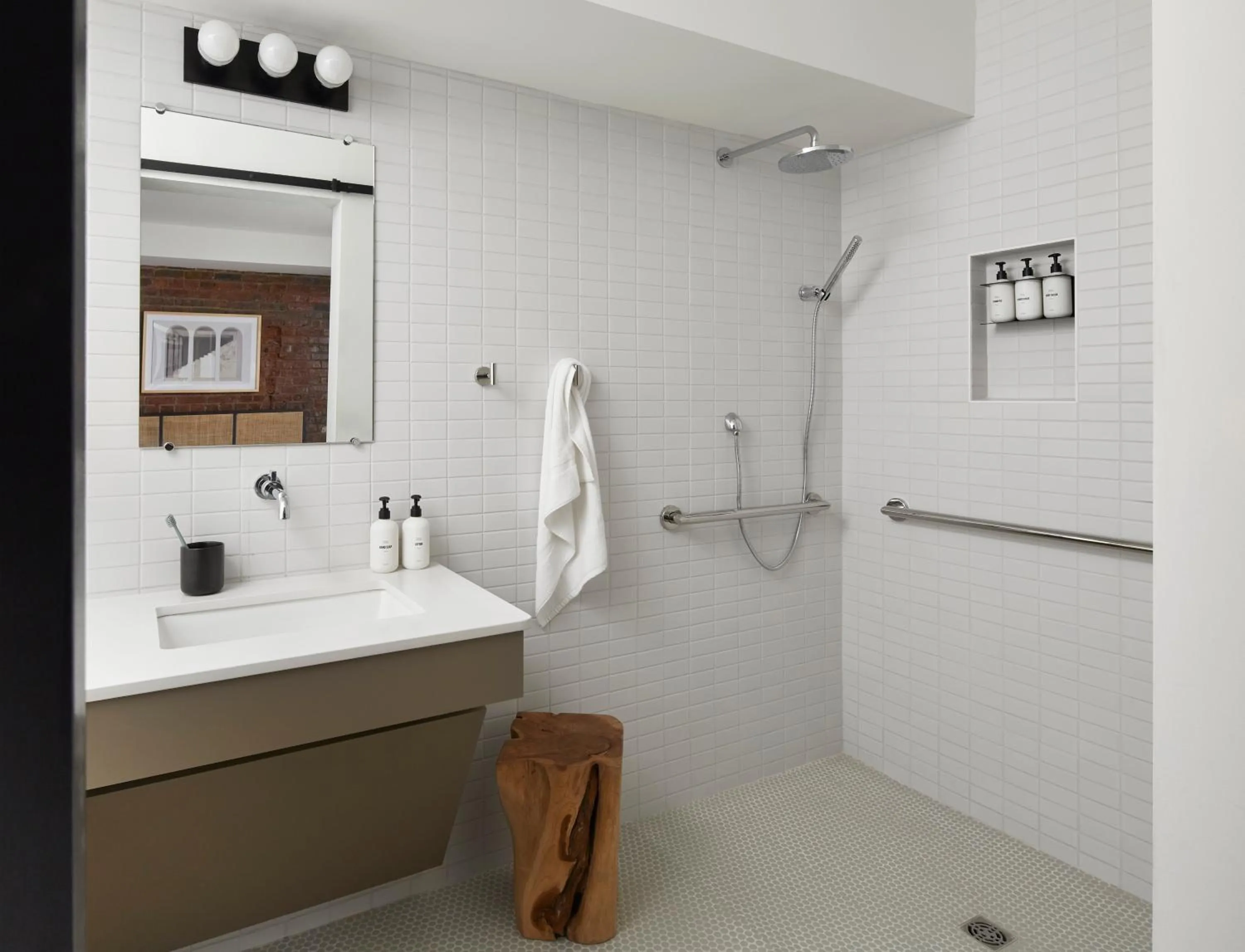 Shower in note by Mint House - Nashville Art District