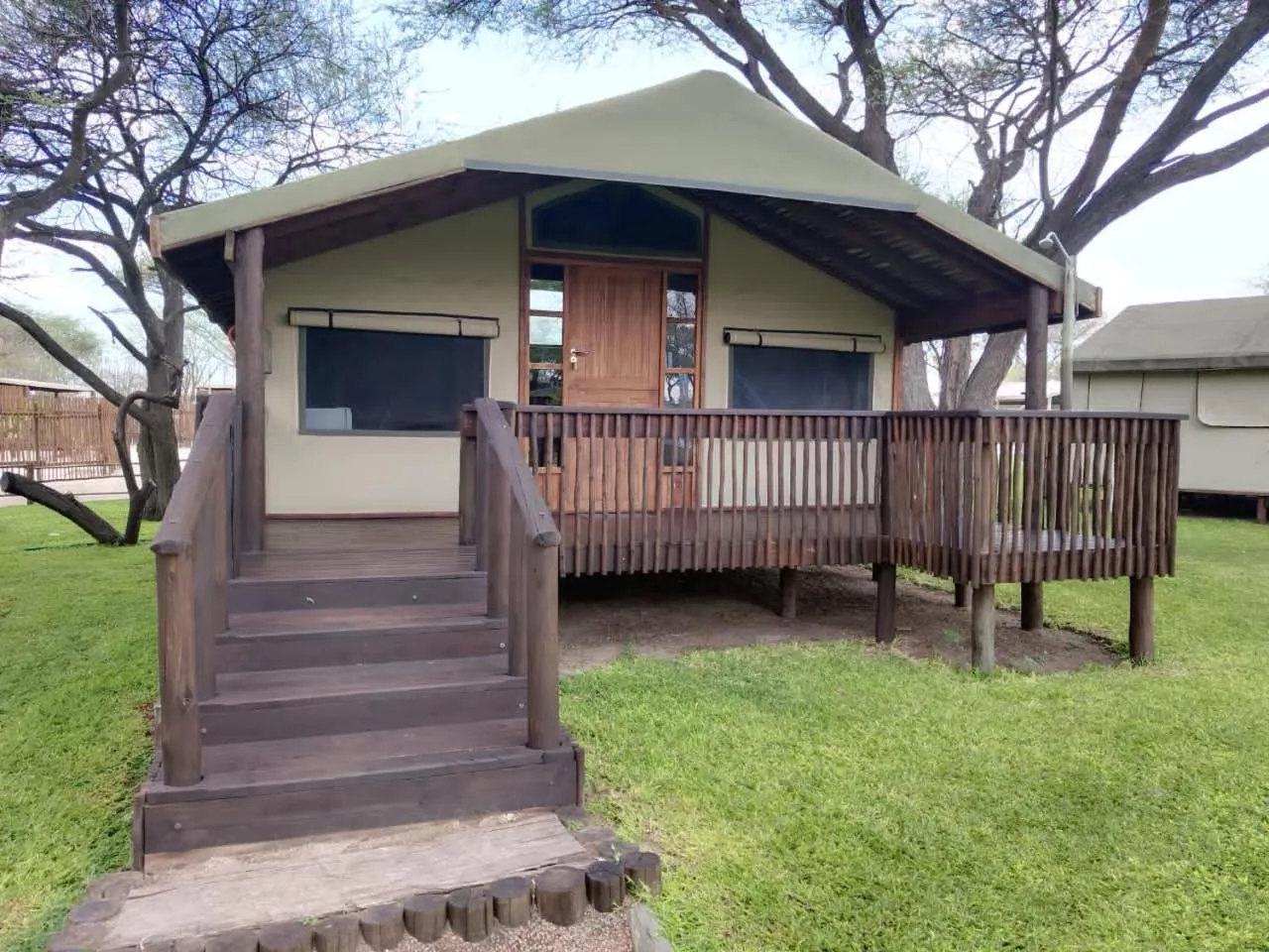 Property building in Nako Okavango Guesthouse