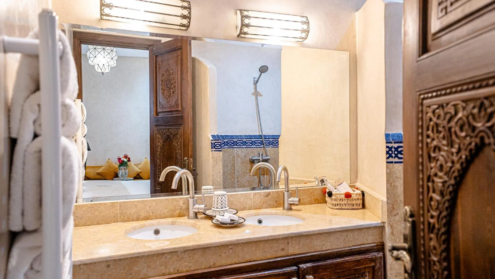 Bathroom in Riad Mandana & Spa
