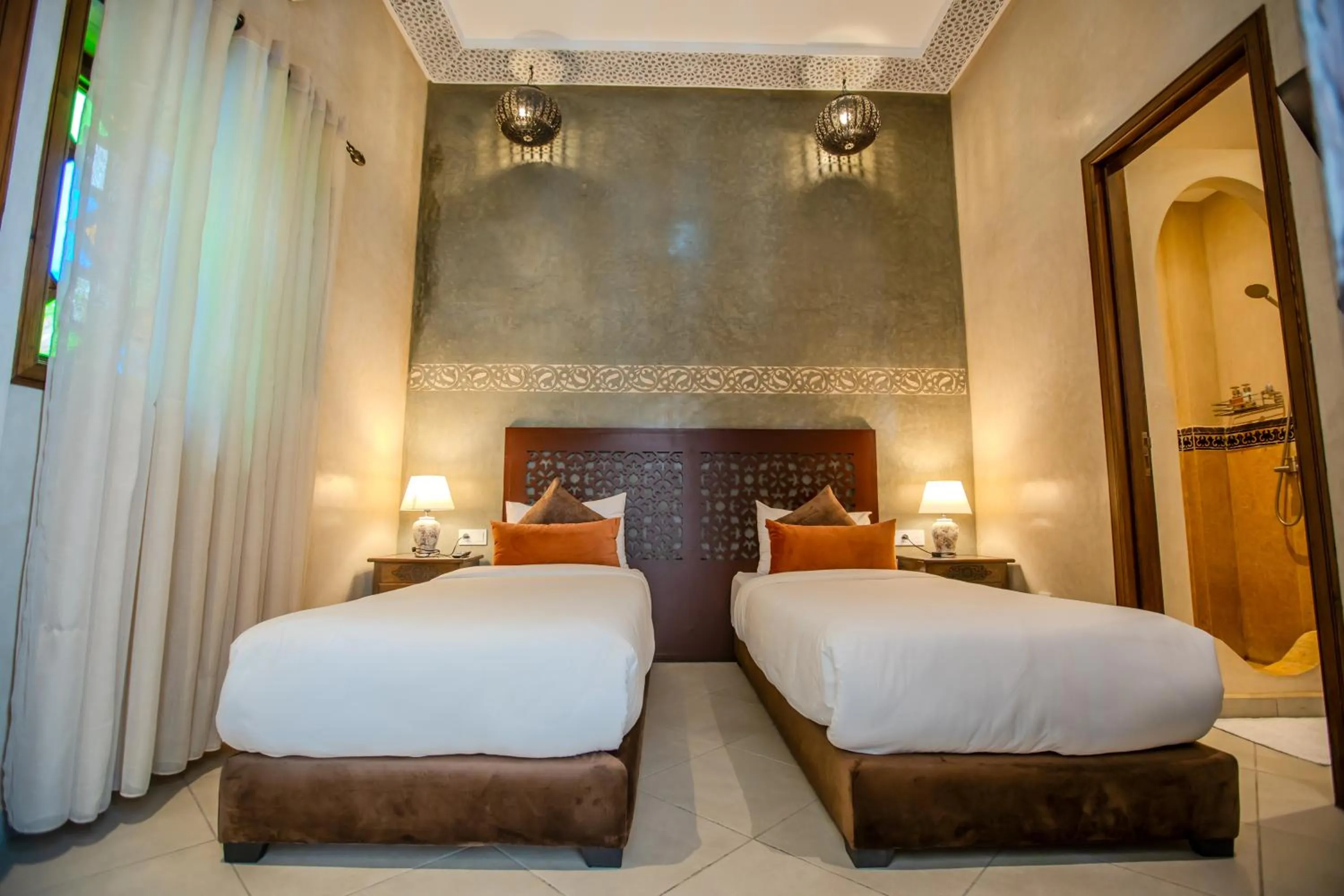 Twin Room in Riad Mandana & Spa