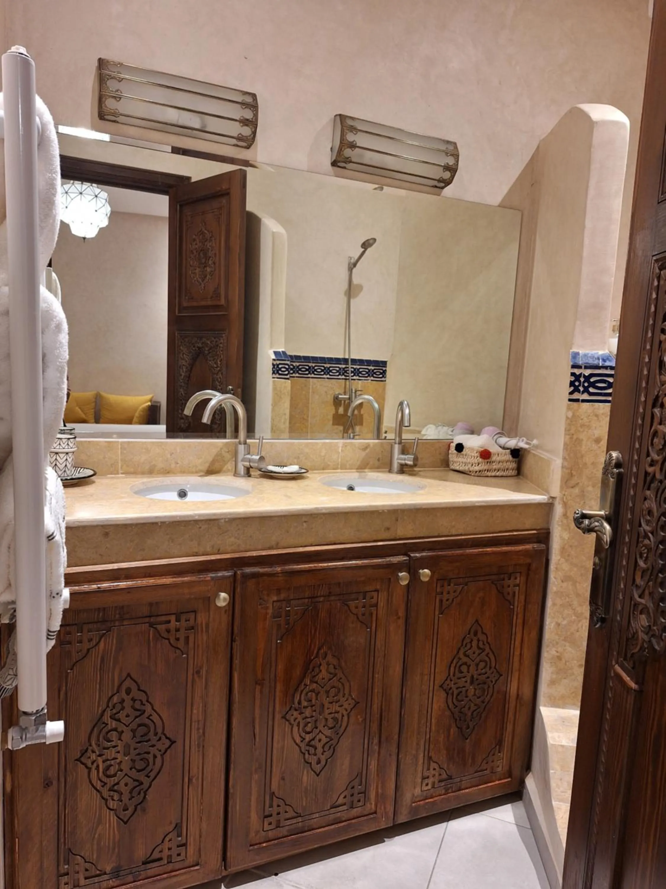 Bathroom in Riad Mandana & Spa