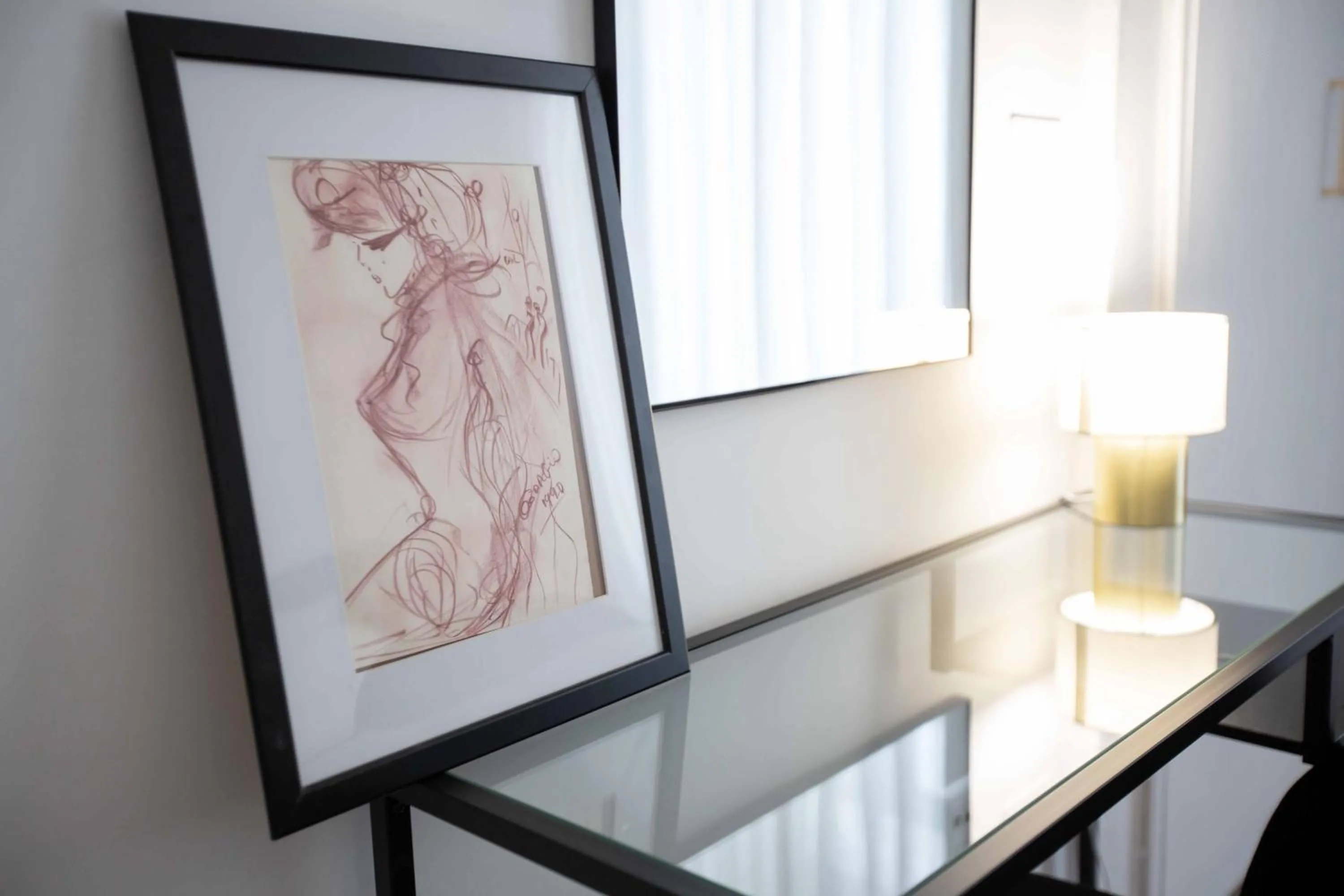 Decorative detail in Domus Delia Luxury Apartment