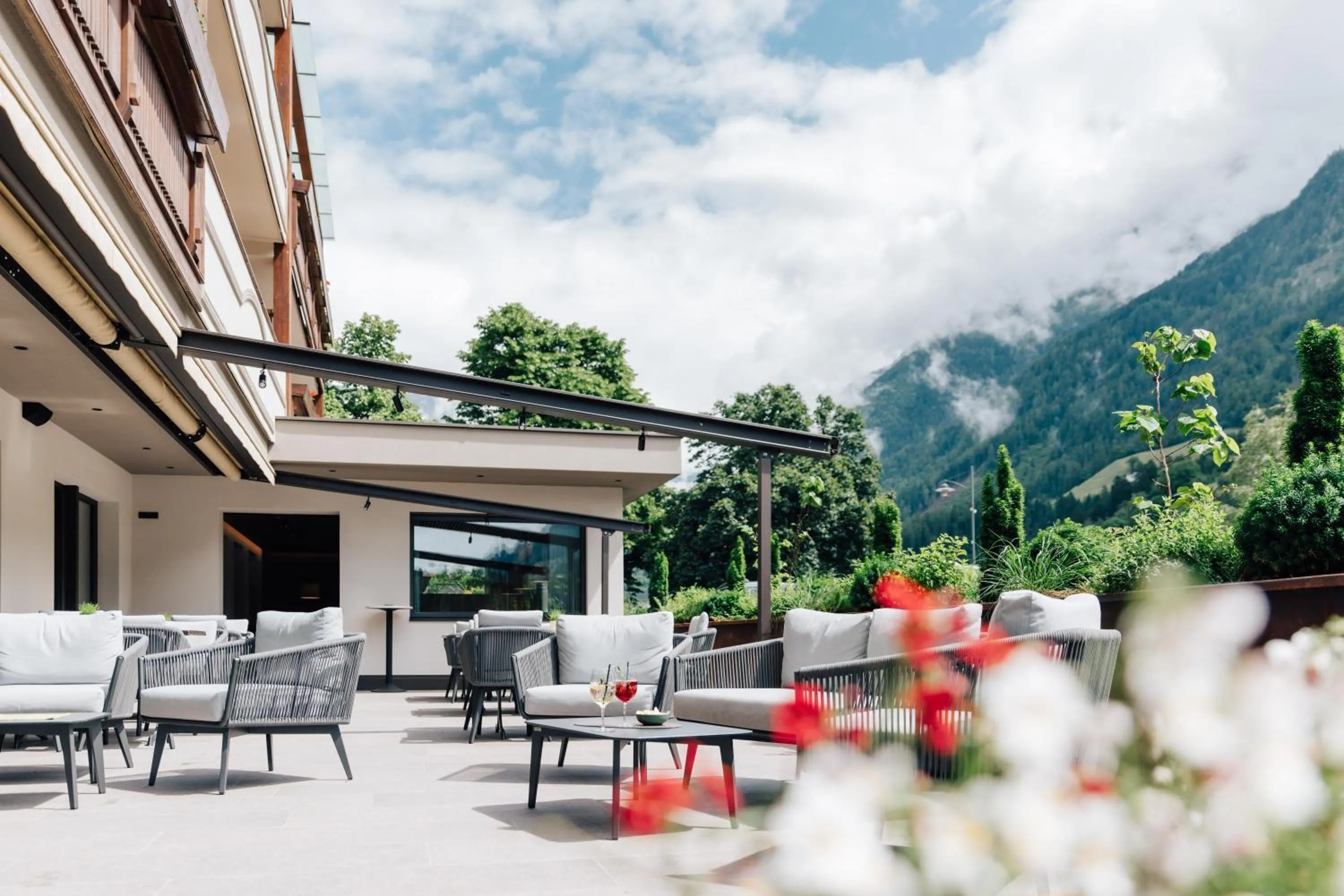 Balcony/Terrace in Hotel Jager Hans