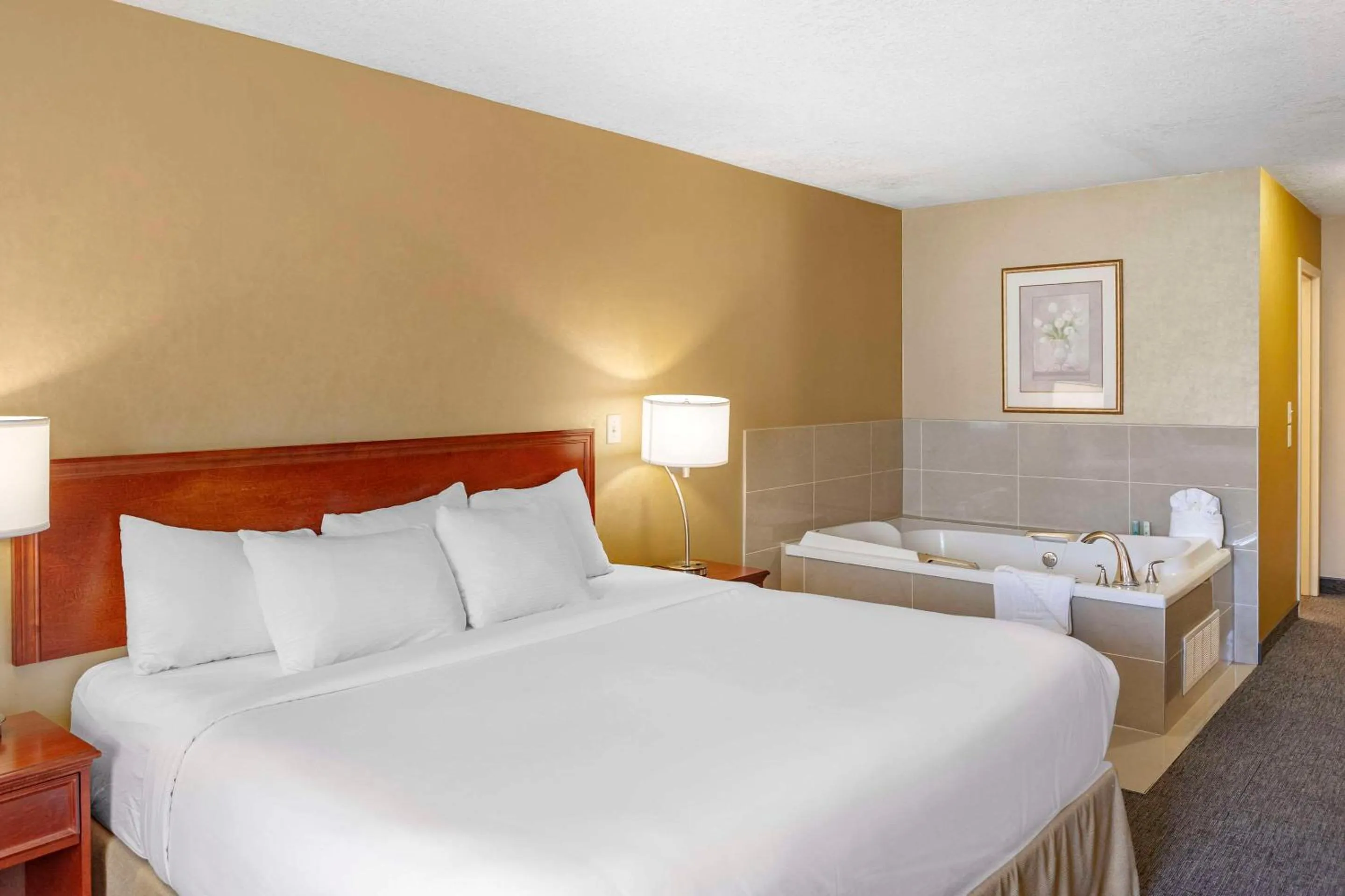 Bedroom, Bed in Quality Inn & Suites Edmonton International Airport