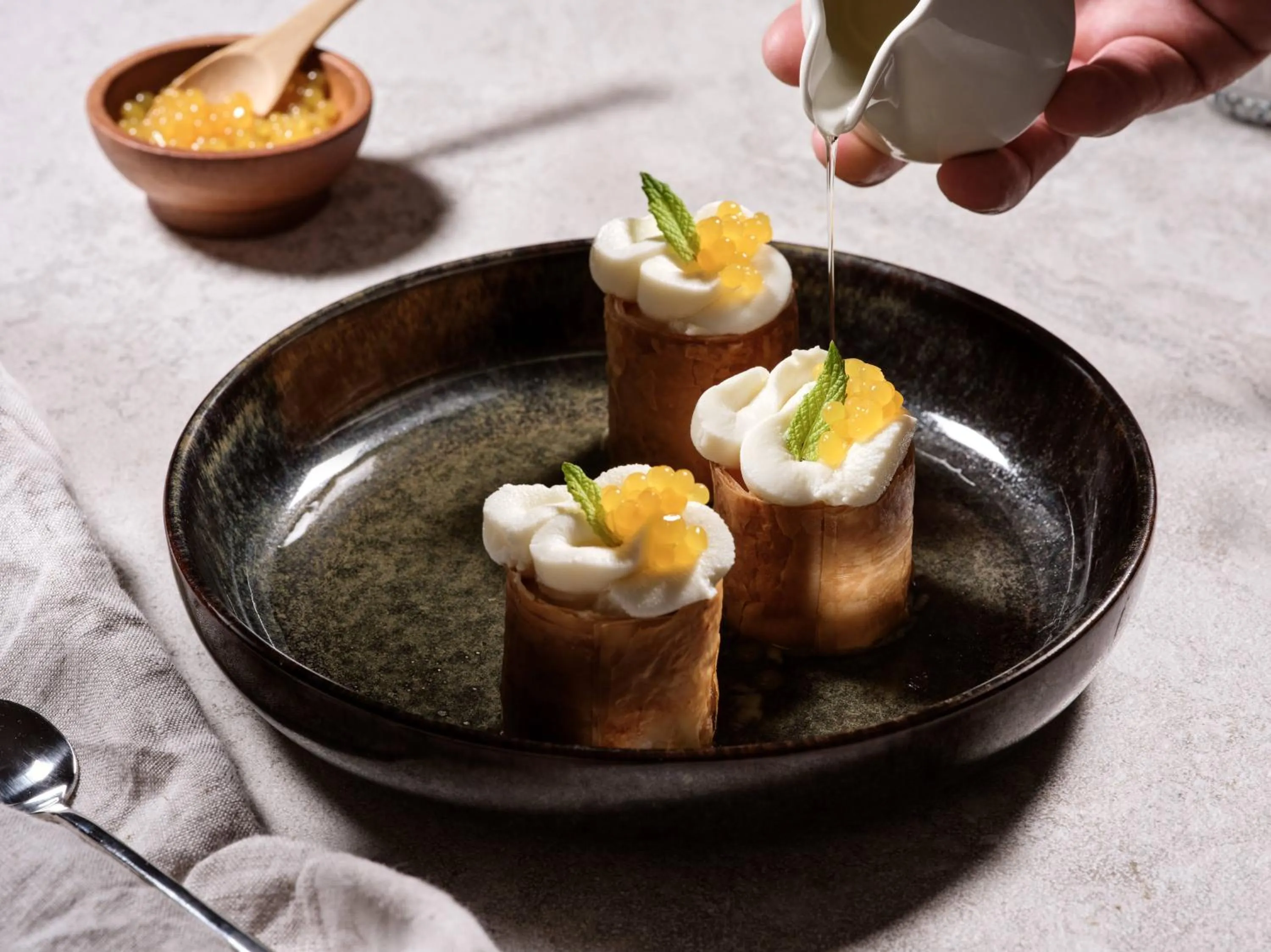 Food in Anemelia Hotel Mykonos