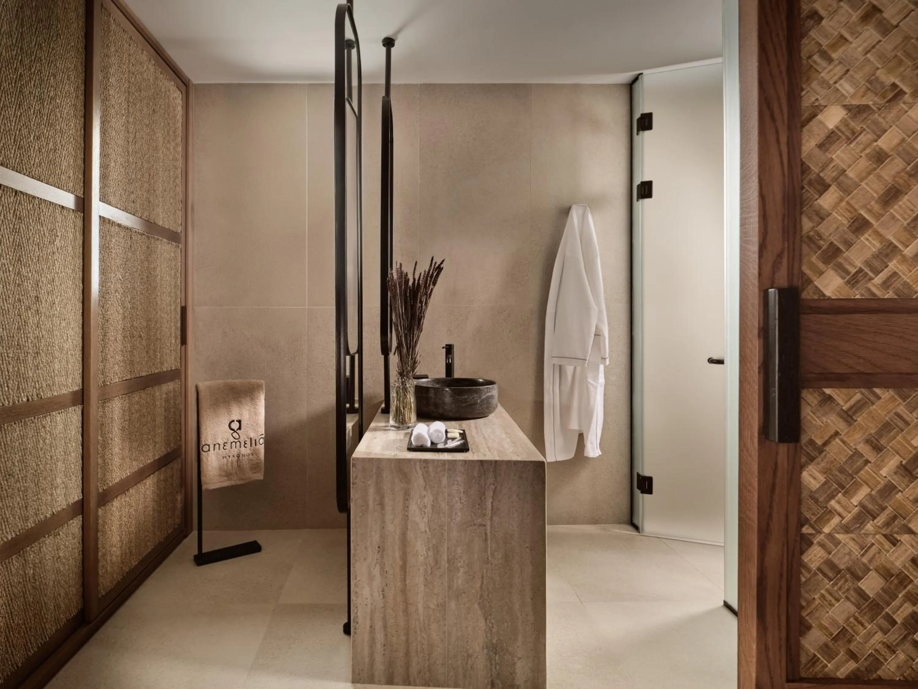 Bathroom in Anemelia Hotel Mykonos