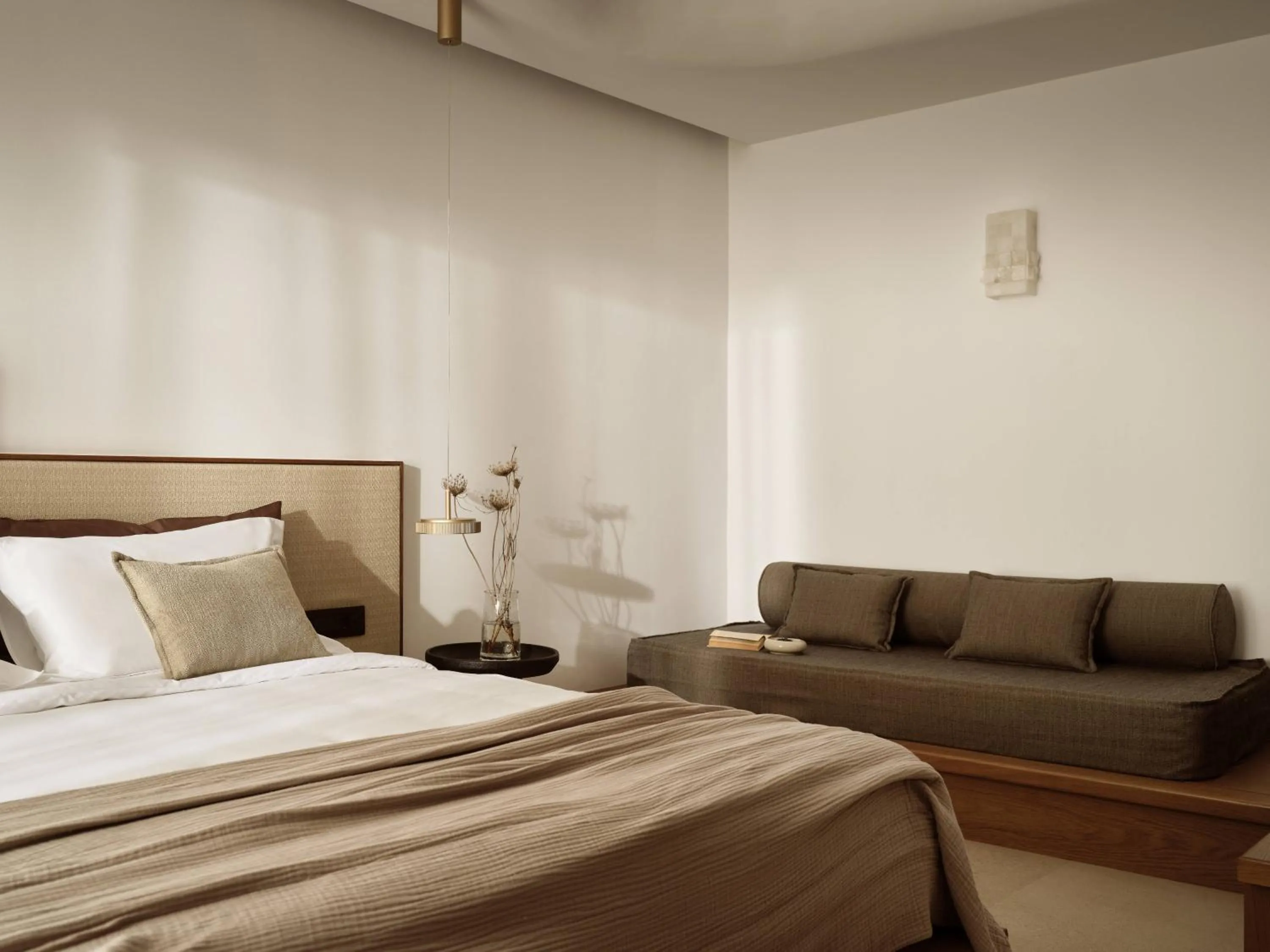 Bedroom, Bed in Anemelia Hotel Mykonos