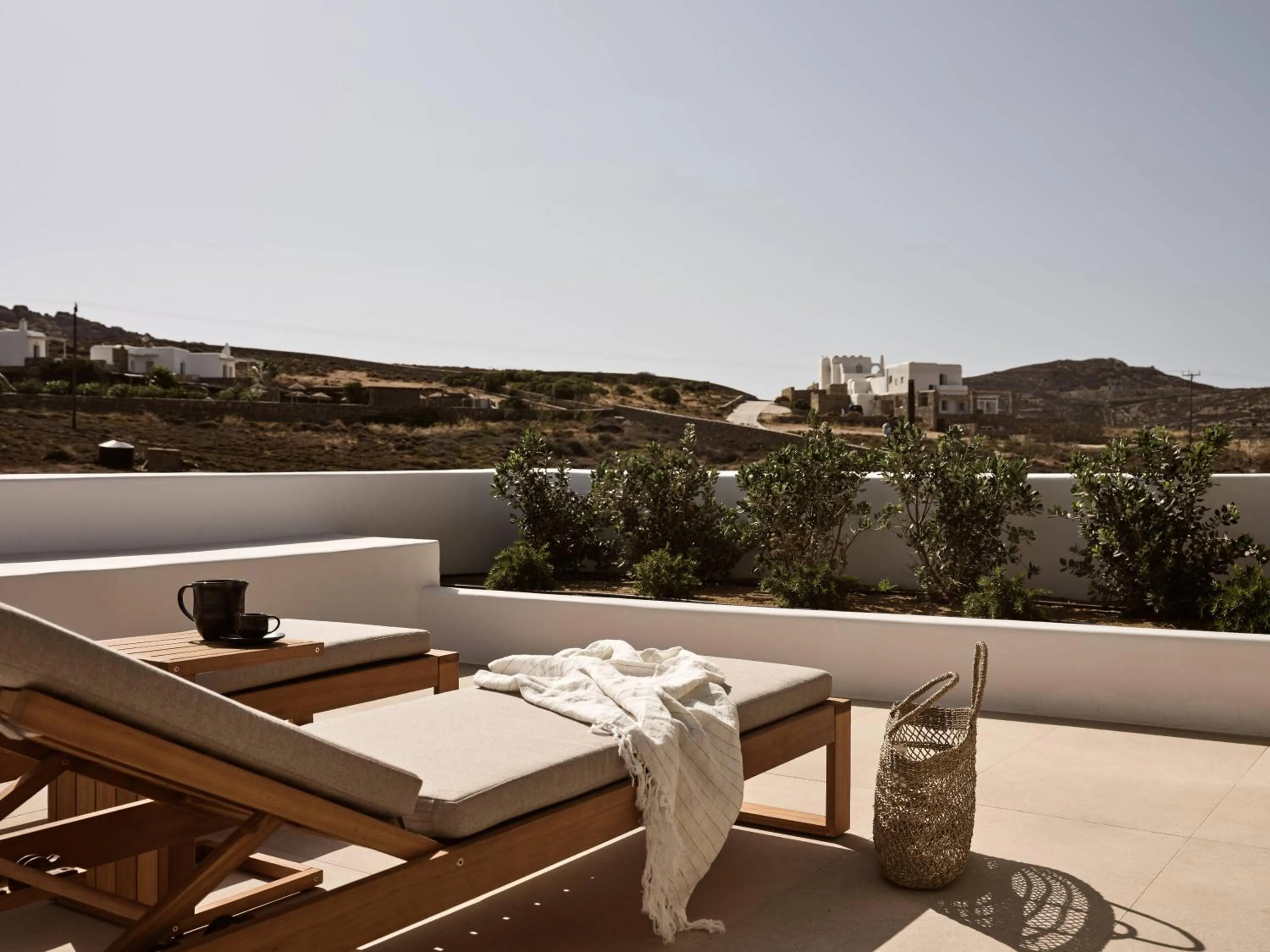 Balcony/Terrace in Anemelia Hotel Mykonos