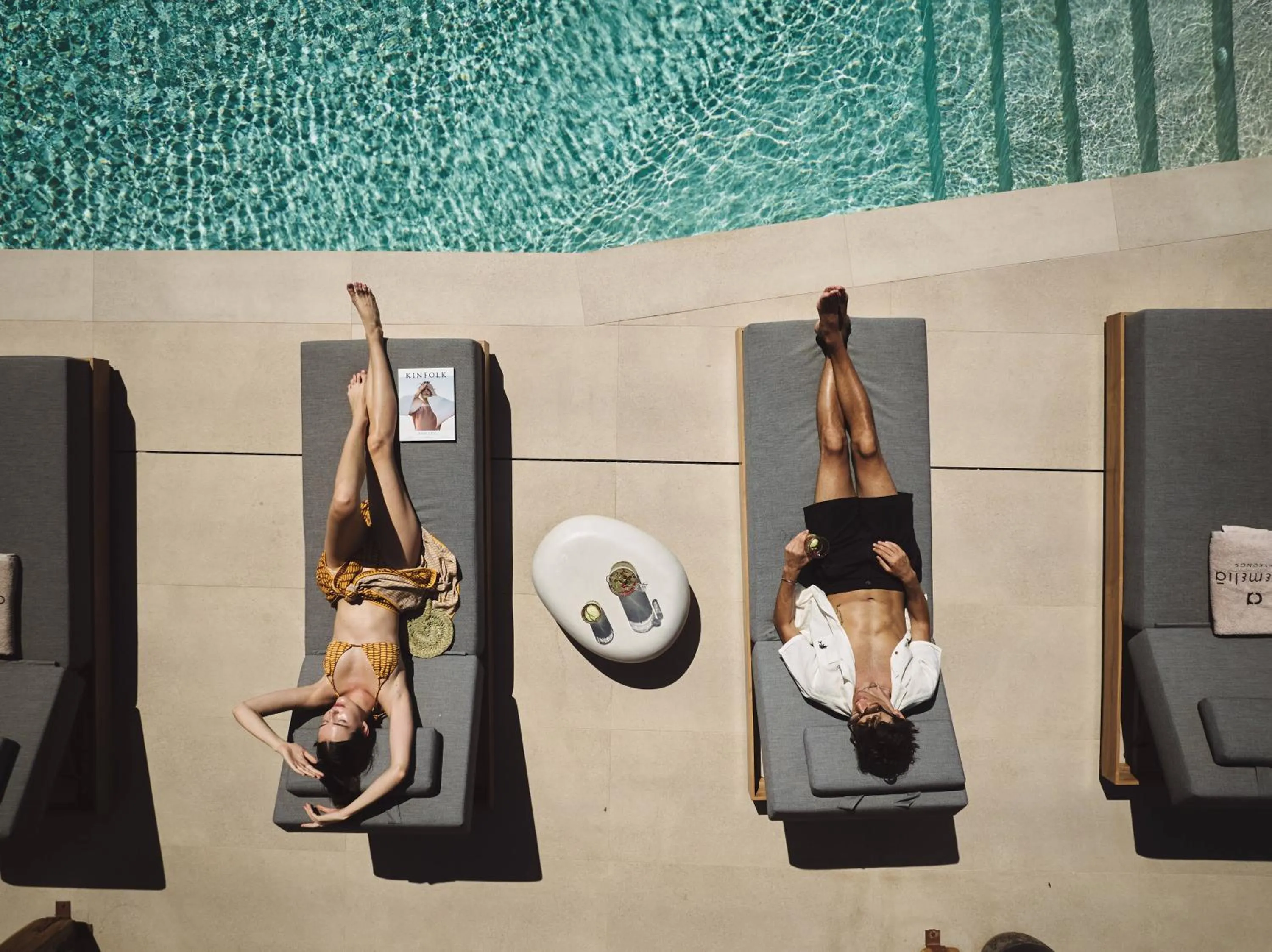 Pool view in Anemelia Hotel Mykonos