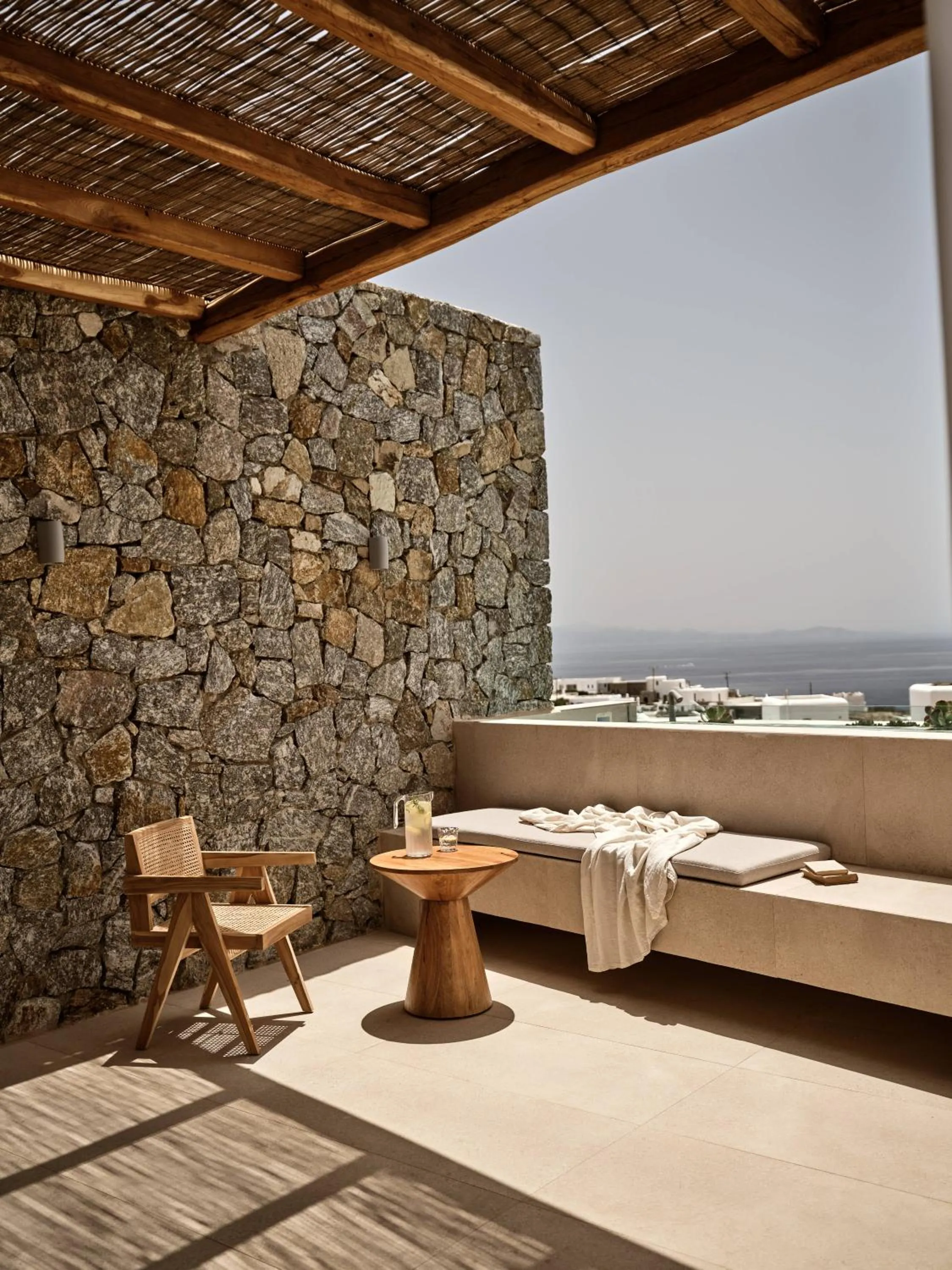 Balcony/Terrace in Anemelia Hotel Mykonos