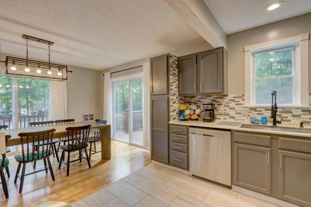 Dining area in Cozy Chalet Game Rm and Fireplace