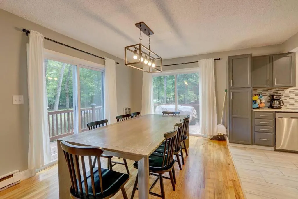 Dining area in Cozy Chalet Game Rm and Fireplace
