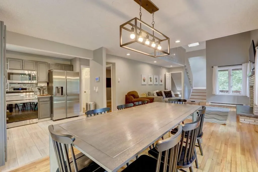 Dining area in Cozy Chalet Game Rm and Fireplace