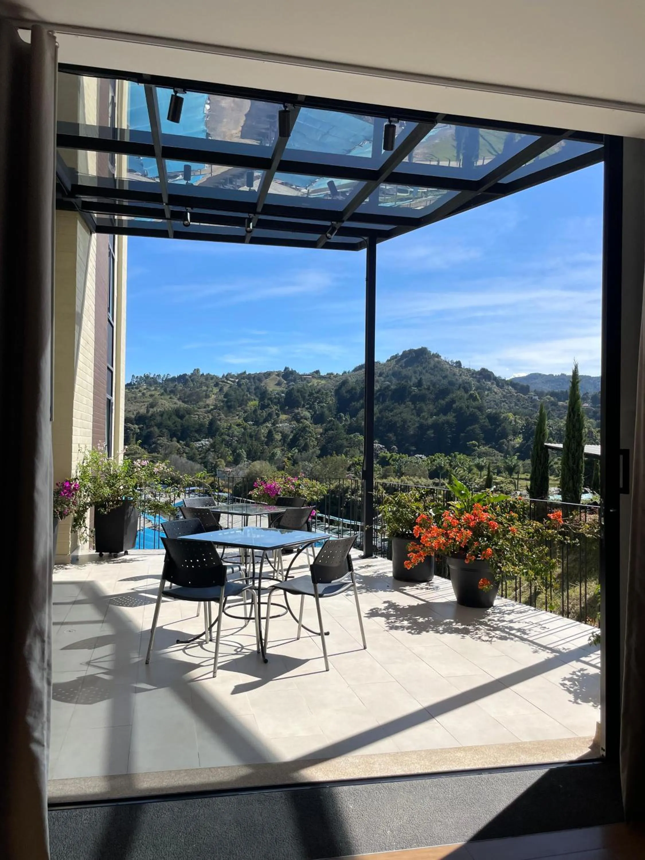 Balcony/Terrace in Hotel Santiago de Arma