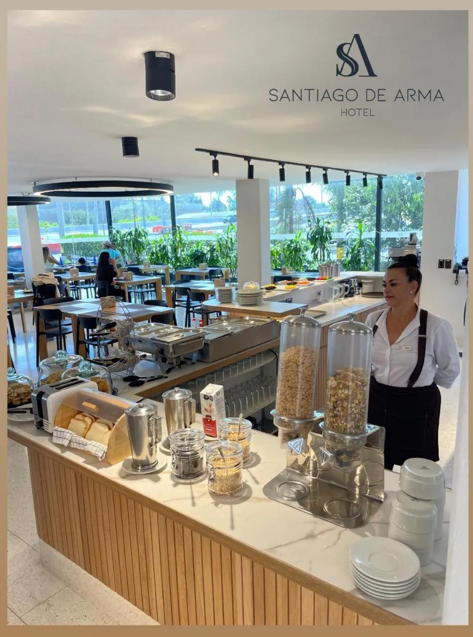 Buffet breakfast in Hotel Santiago de Arma