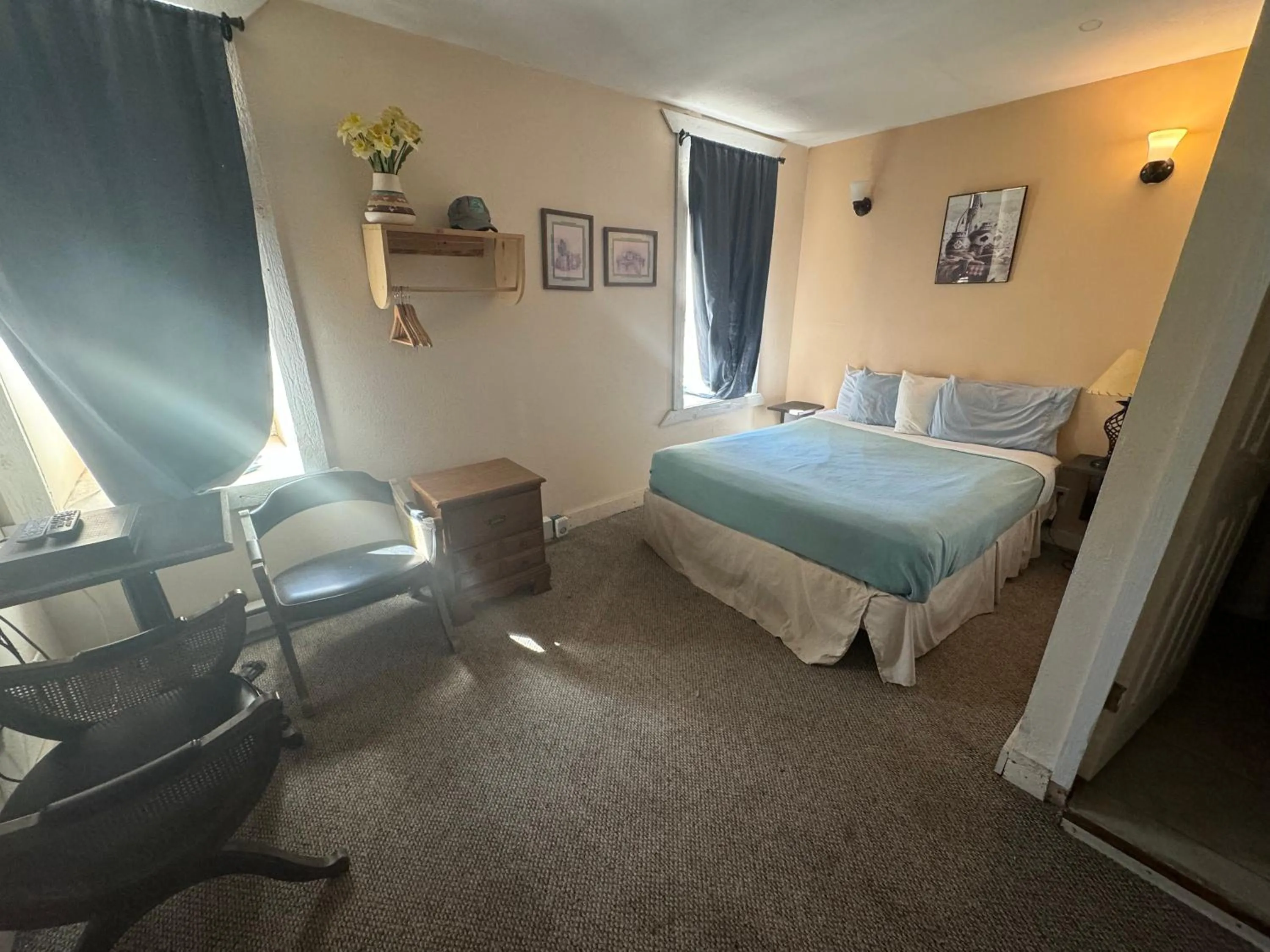 Bed in Steam Train Hotel