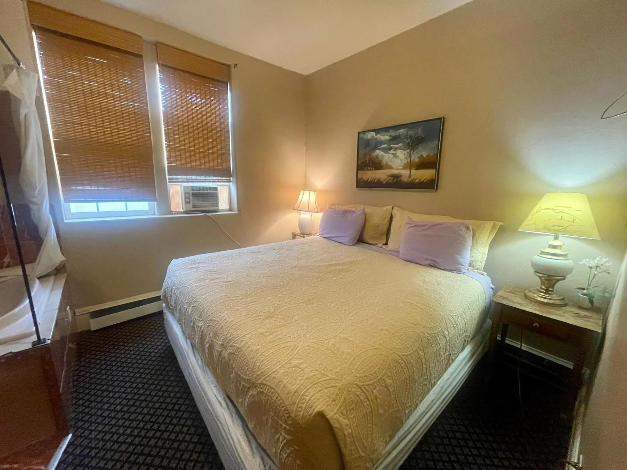 Bed in Steam Train Hotel