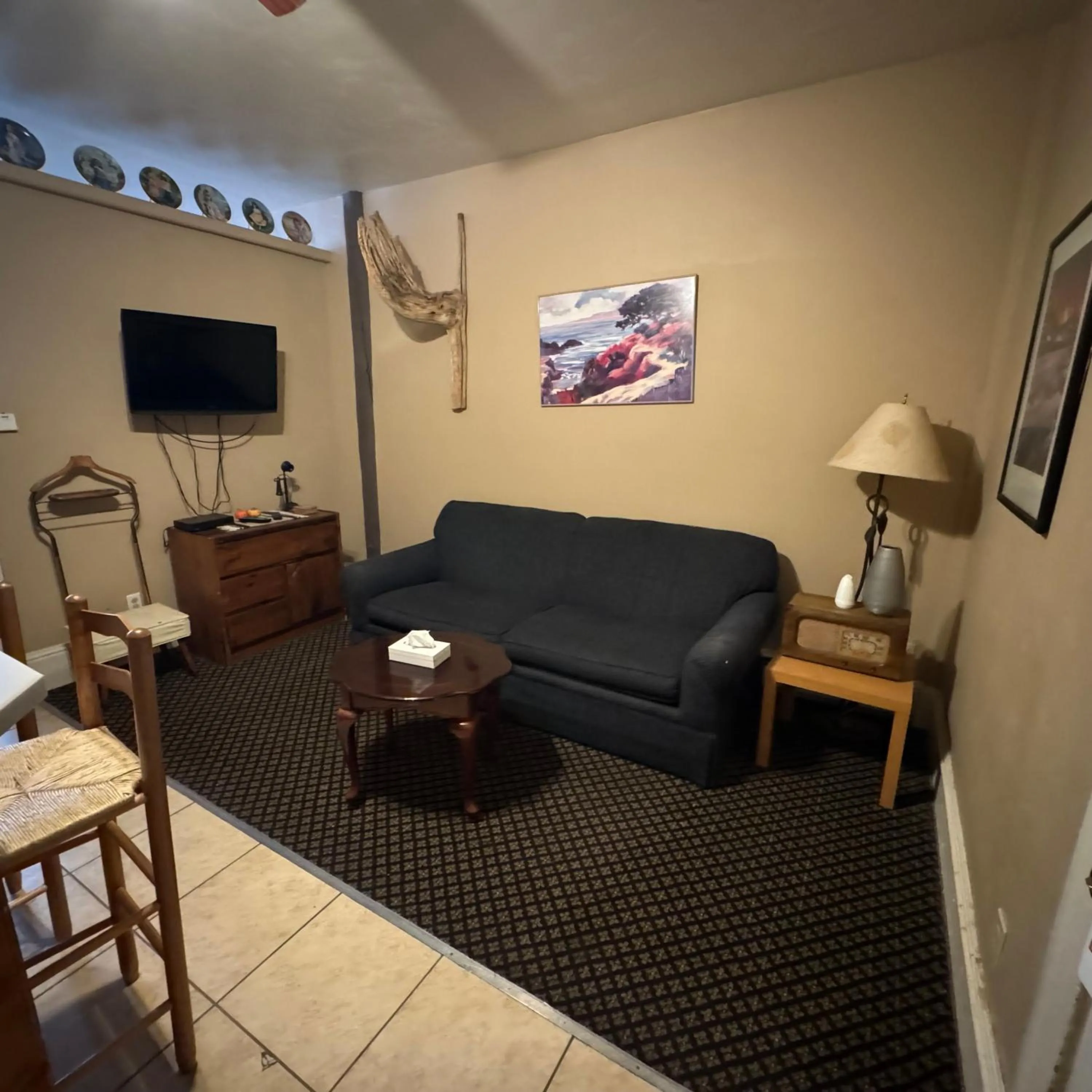 TV and multimedia in Steam Train Hotel