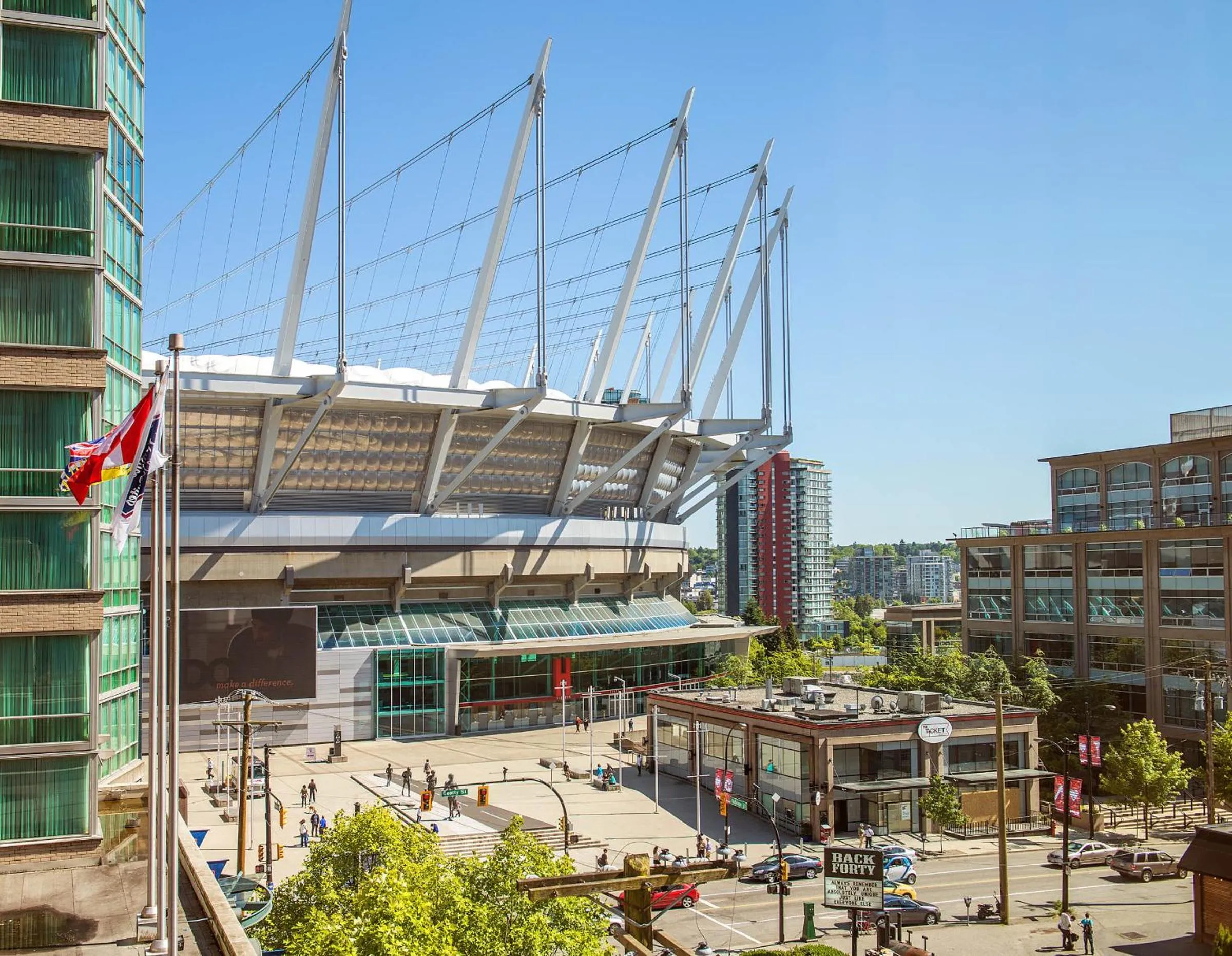 City view in Hotel BLU