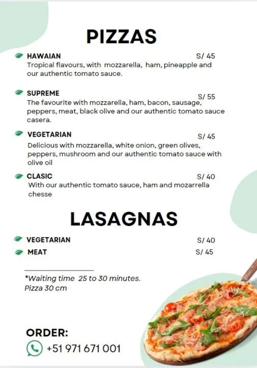 Restaurant/places to eat in Harmony Inn Miraflores