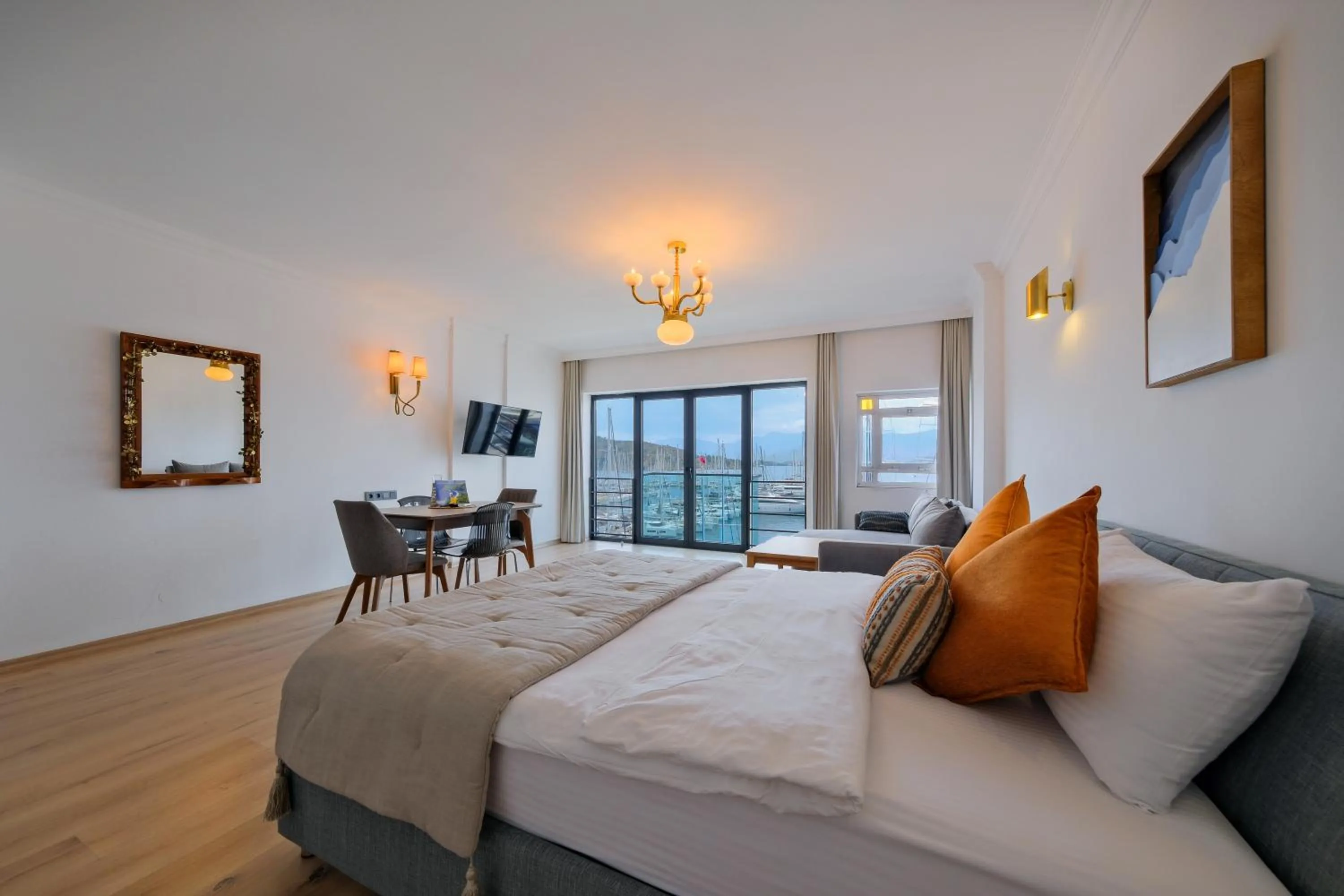 Bed in Körfez Residence