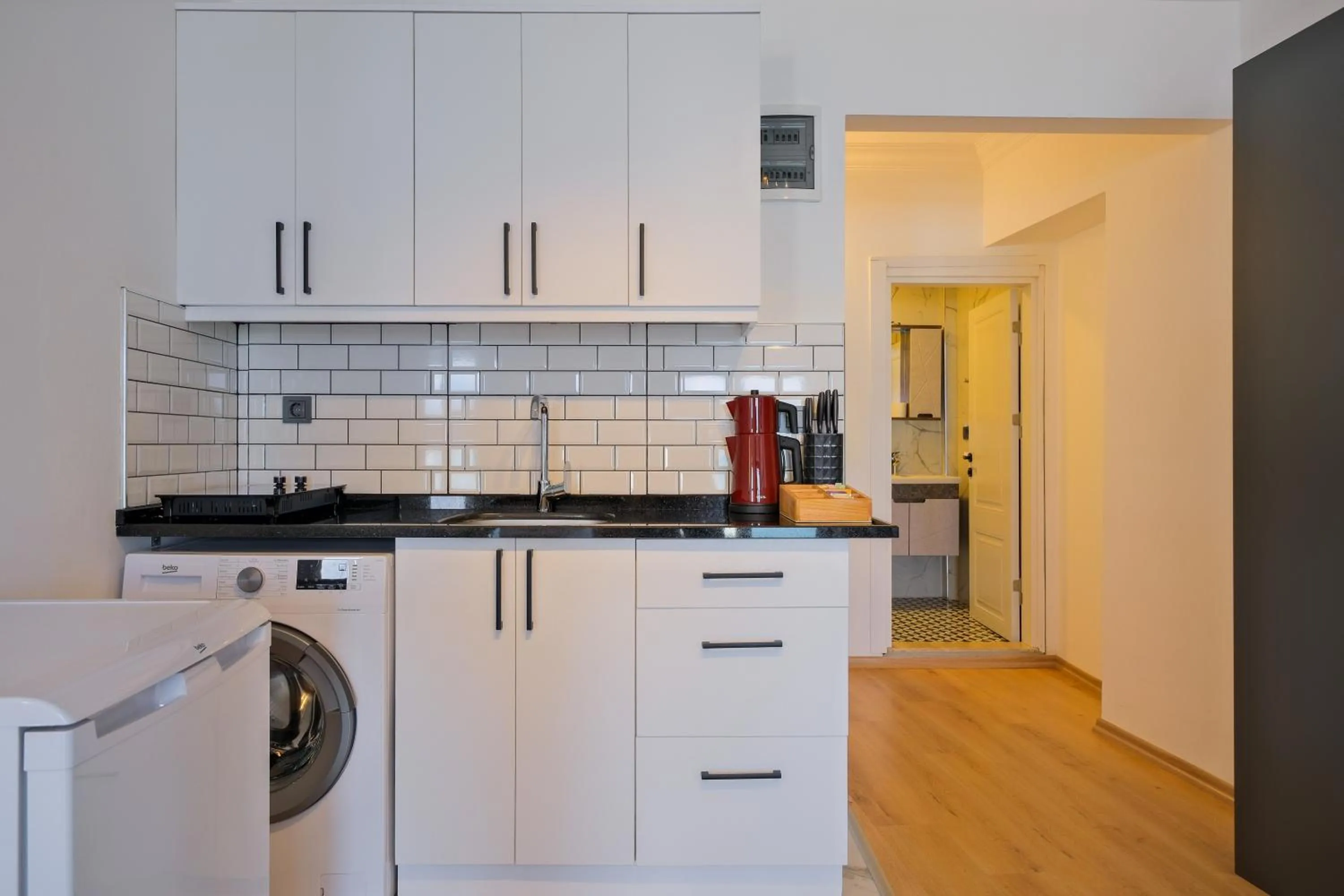 Kitchen or kitchenette in Körfez Residence