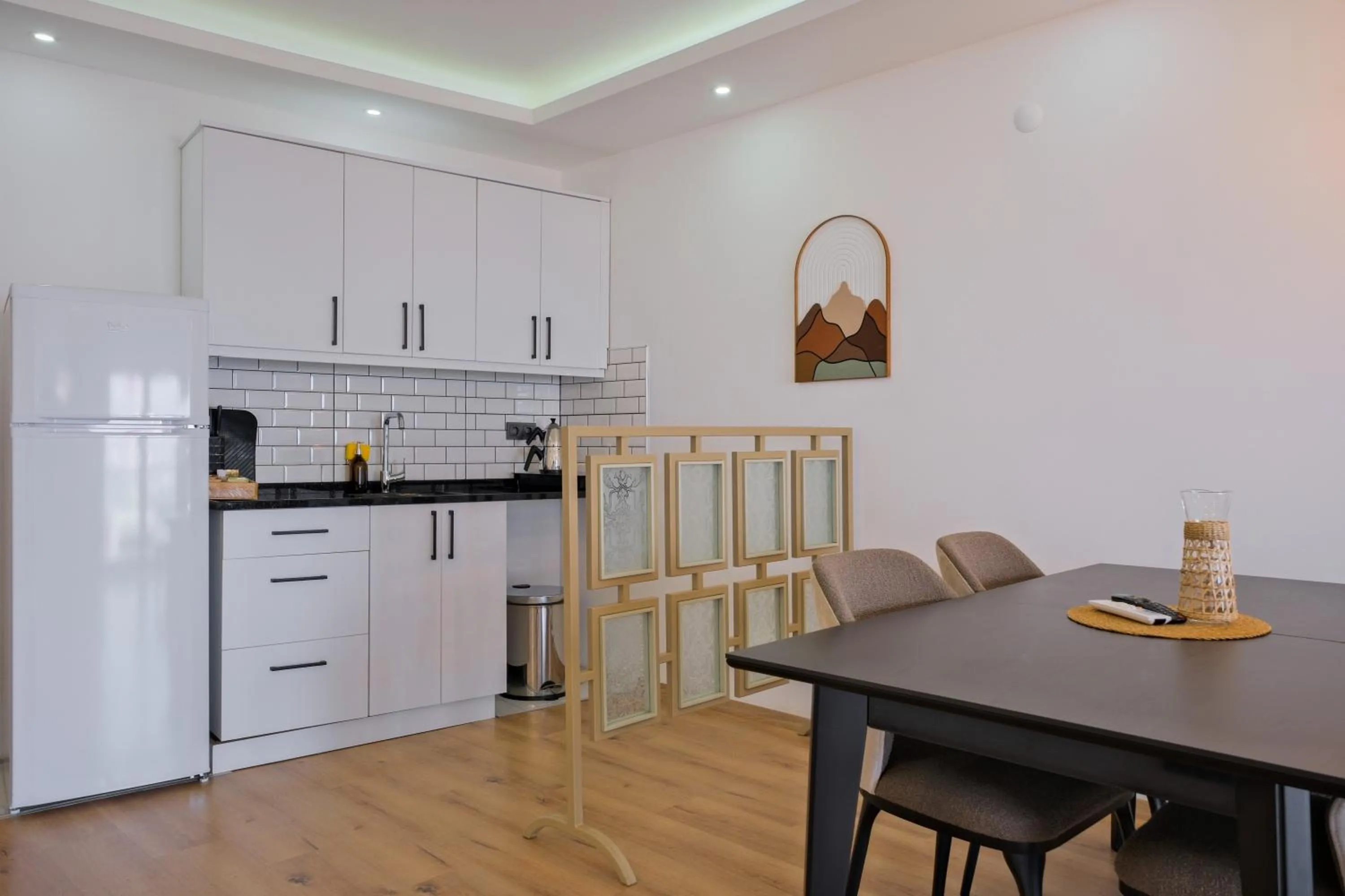 Kitchen or kitchenette in Körfez Residence