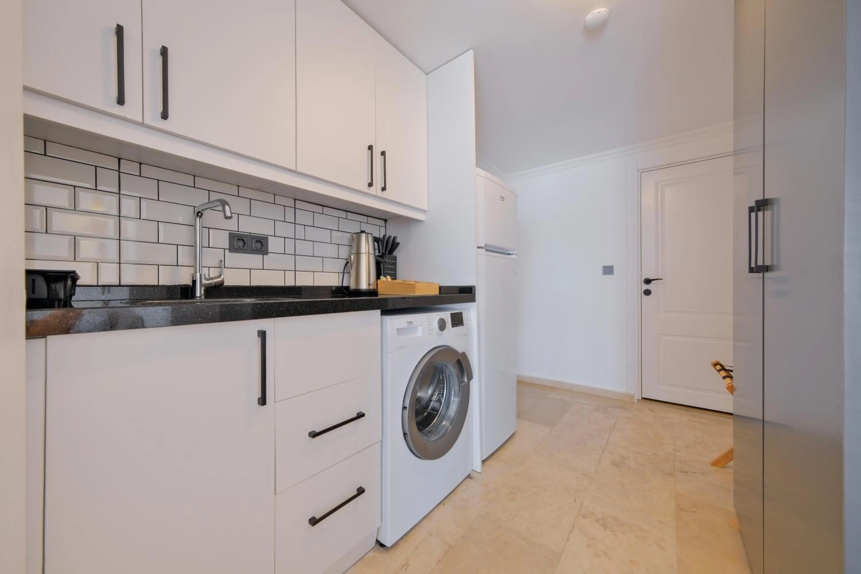 Kitchen or kitchenette in Körfez Residence