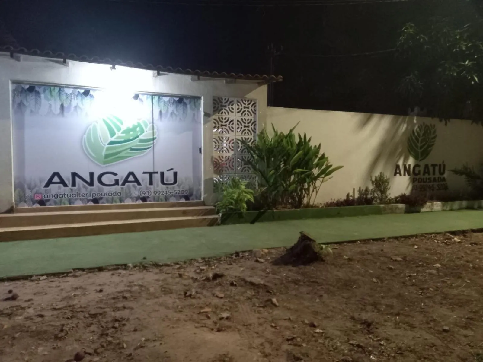 Property logo or sign in Pousada Angatu alter