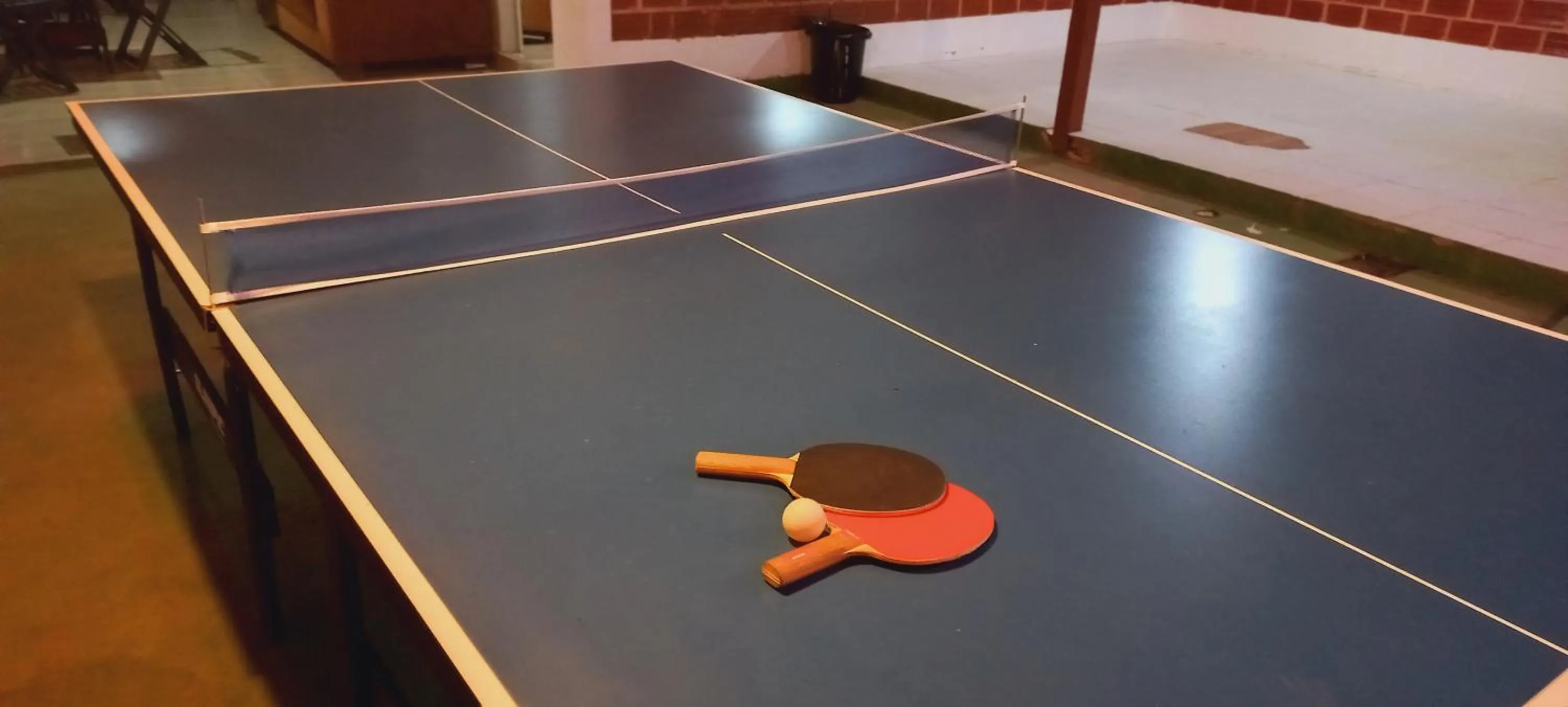 Table tennis in Pousada Angatu alter