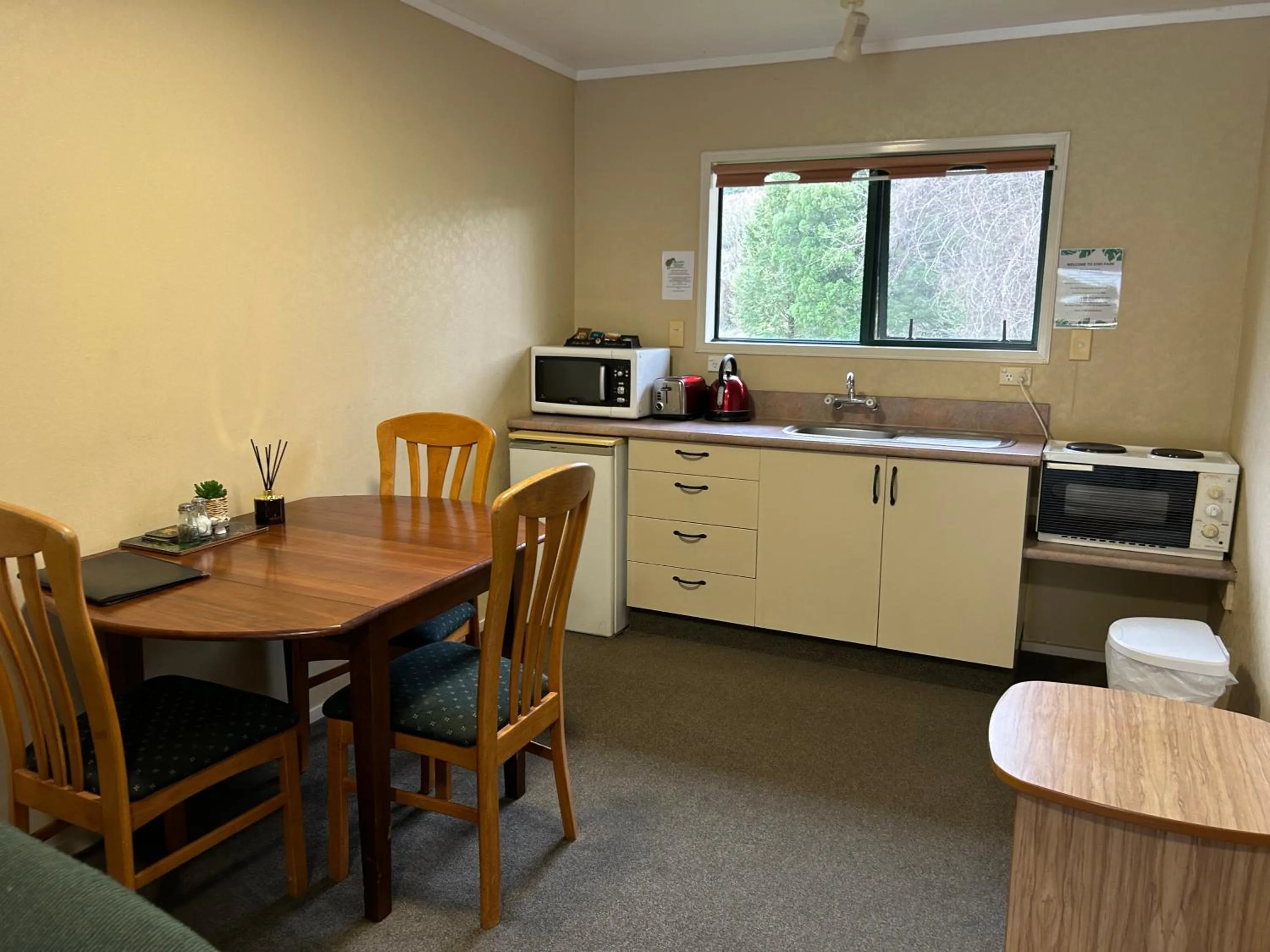 Kitchen or kitchenette in Kiwi Park Motels