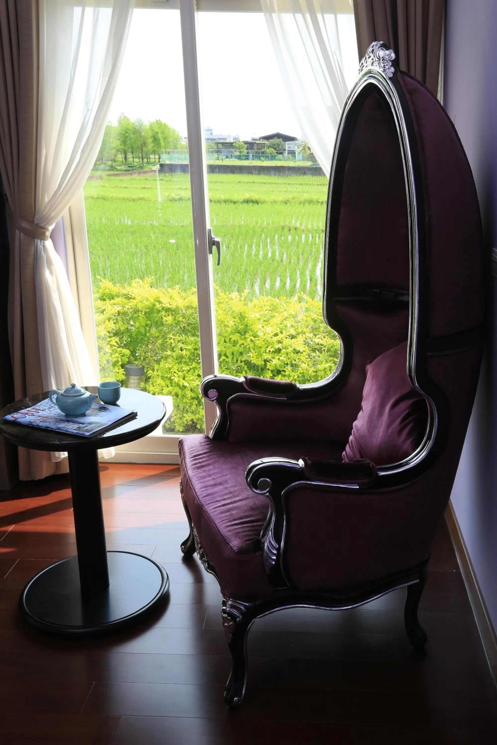 Garden view in Aleex Villa