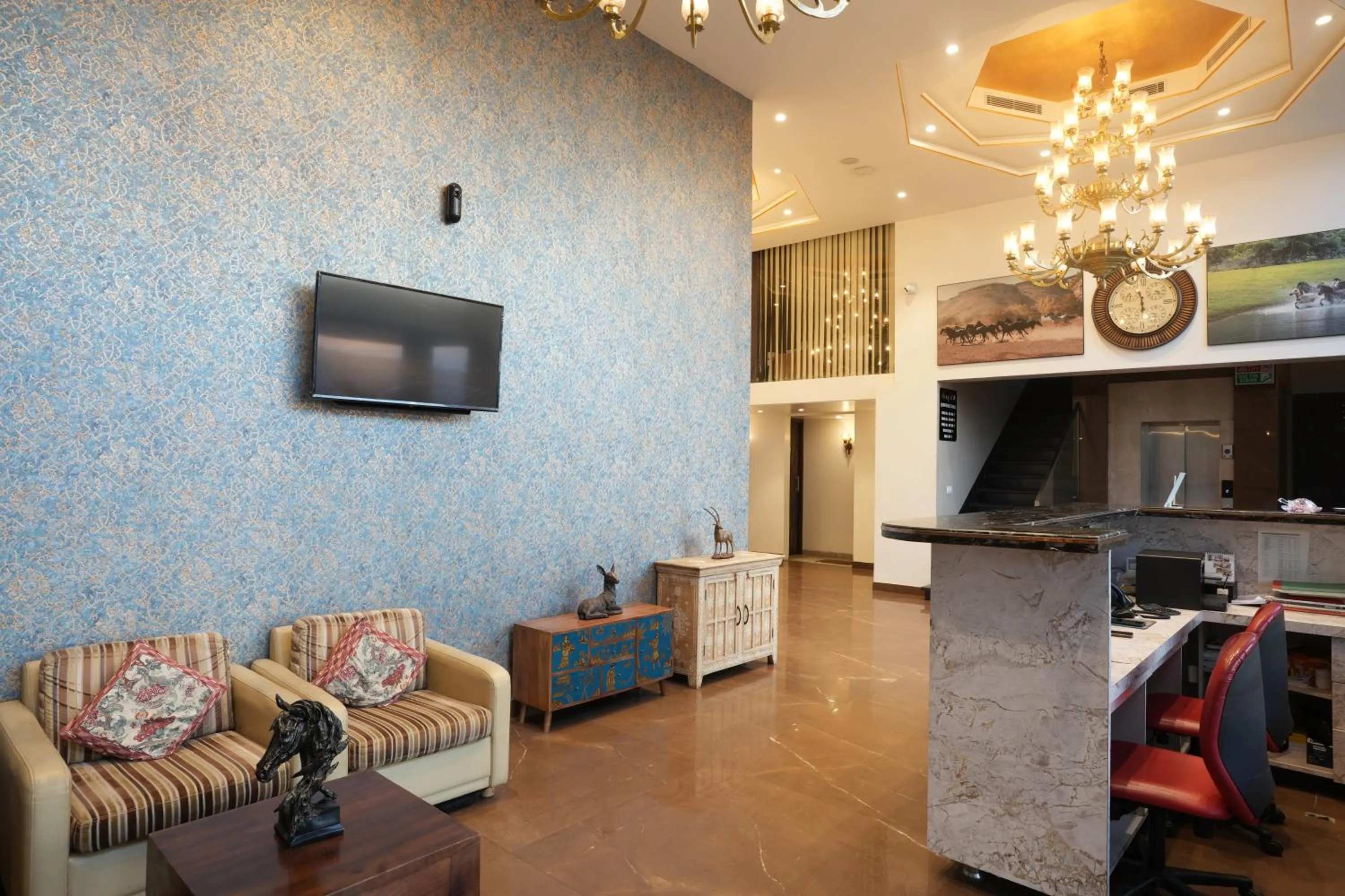 Lobby or reception in Stamps by Eight Continents, Jodhpur