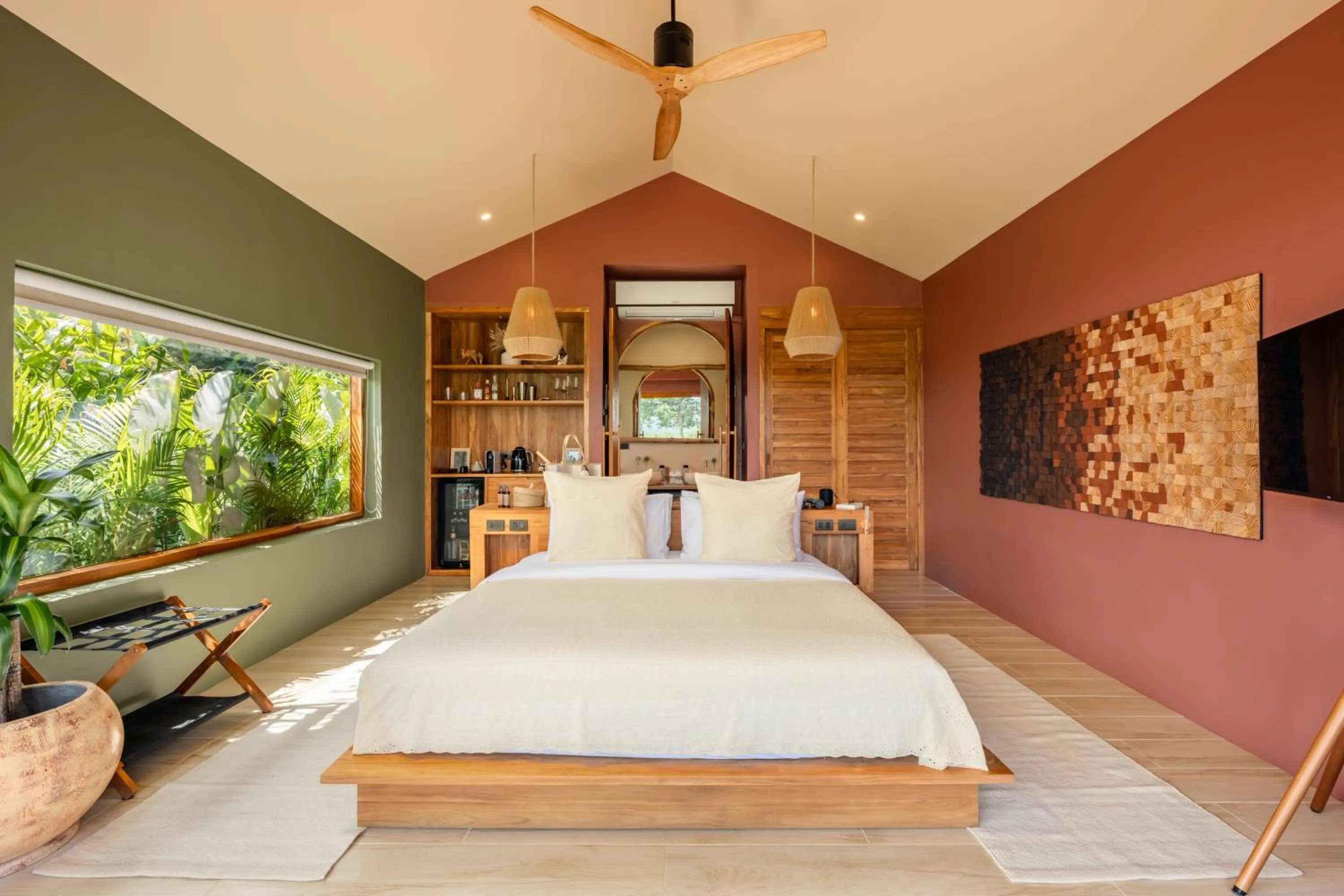 Bed in Wild Cottages Elephant Sanctuary Resort