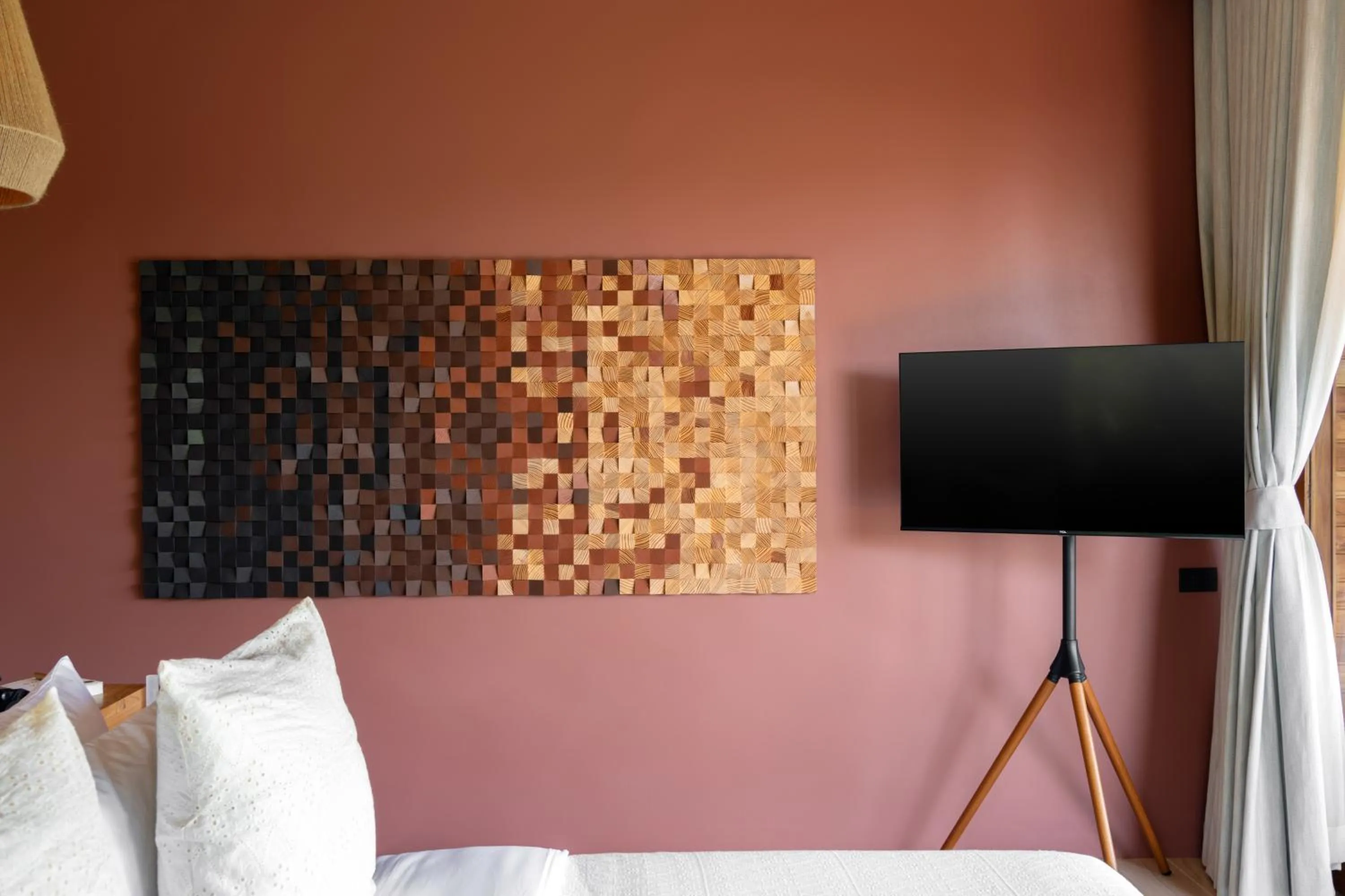 Bed in Wild Cottages Elephant Sanctuary Resort