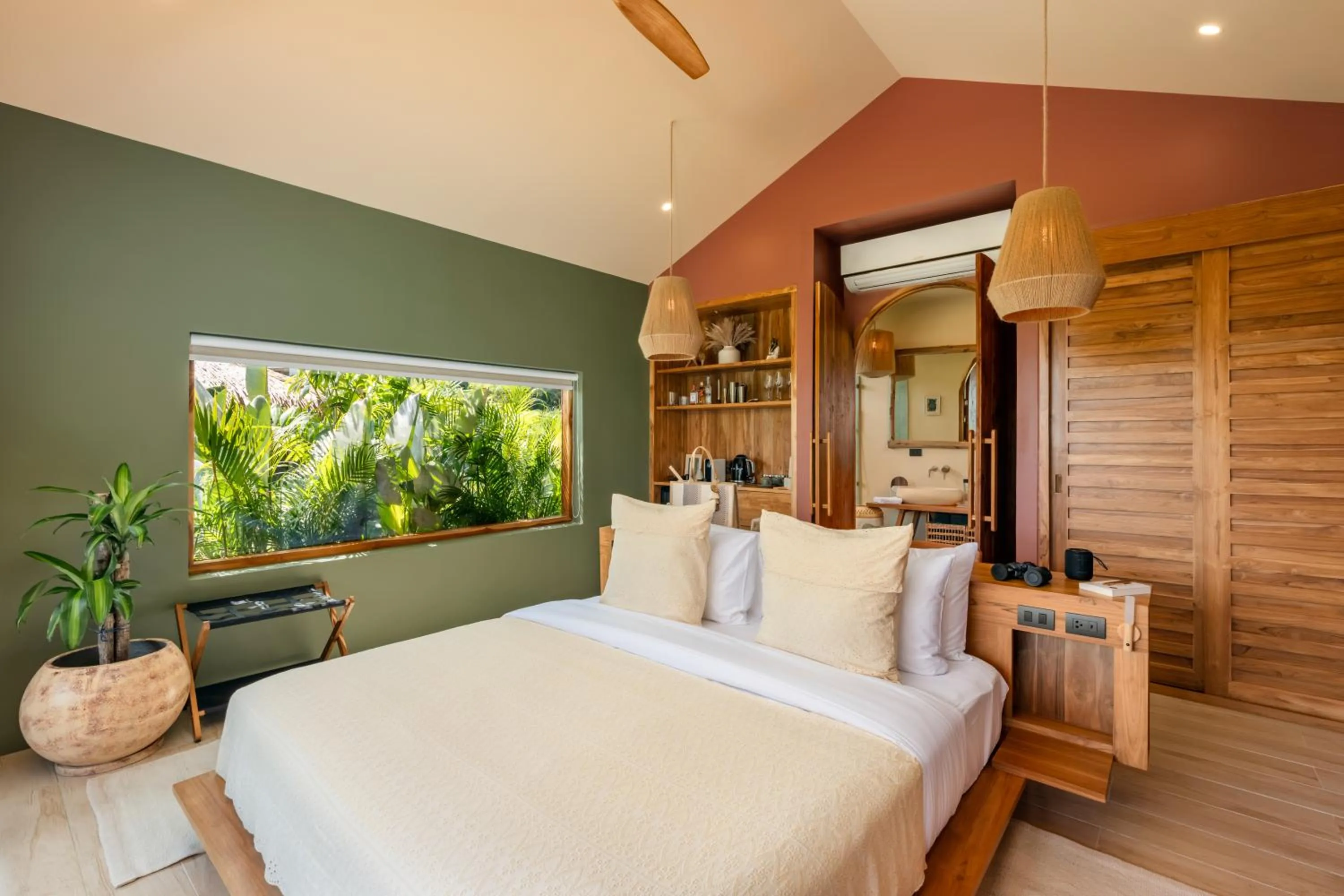 Bed in Wild Cottages Elephant Sanctuary Resort