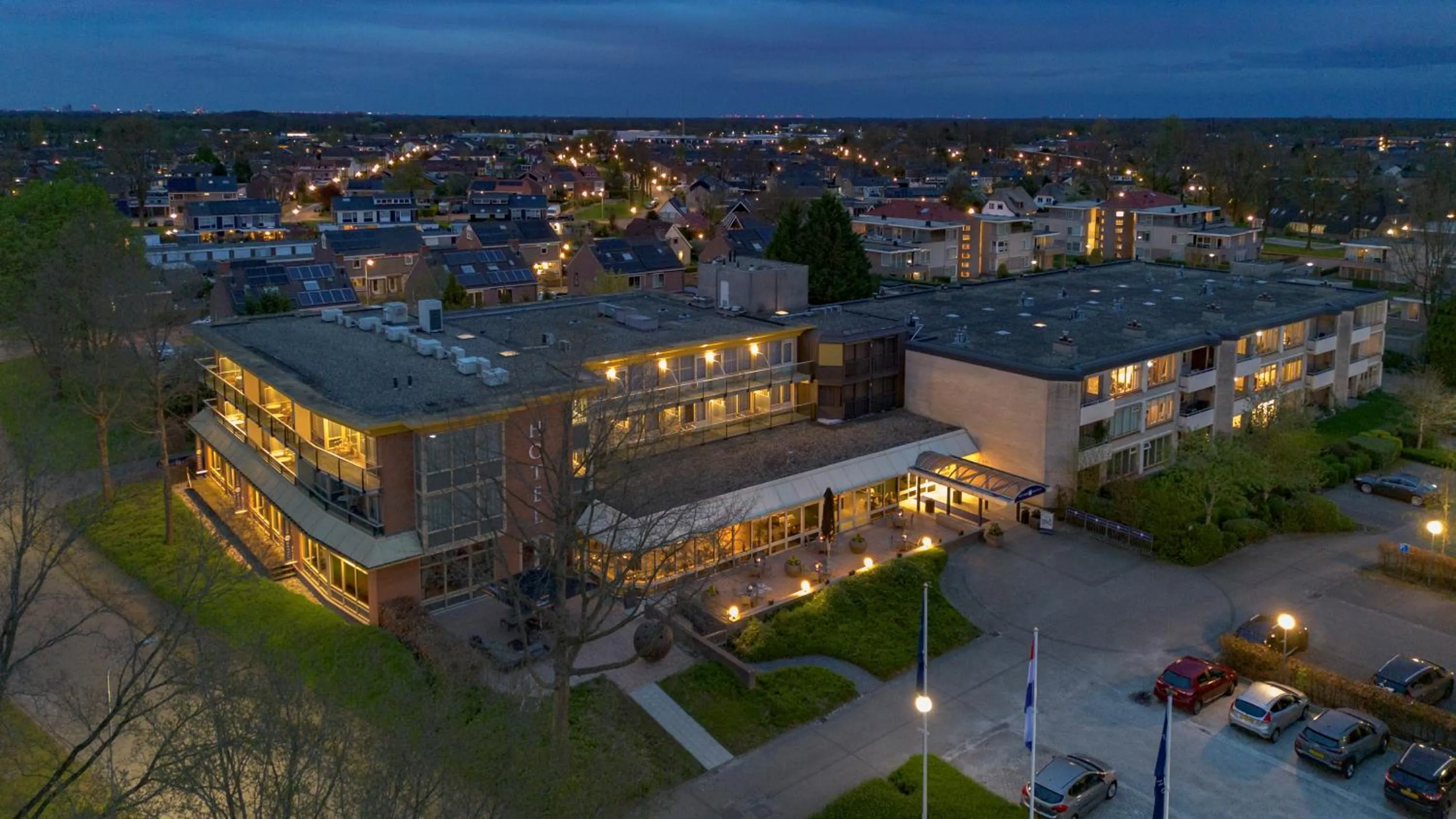 Night in Fletcher Hotel-Restaurant Langewold