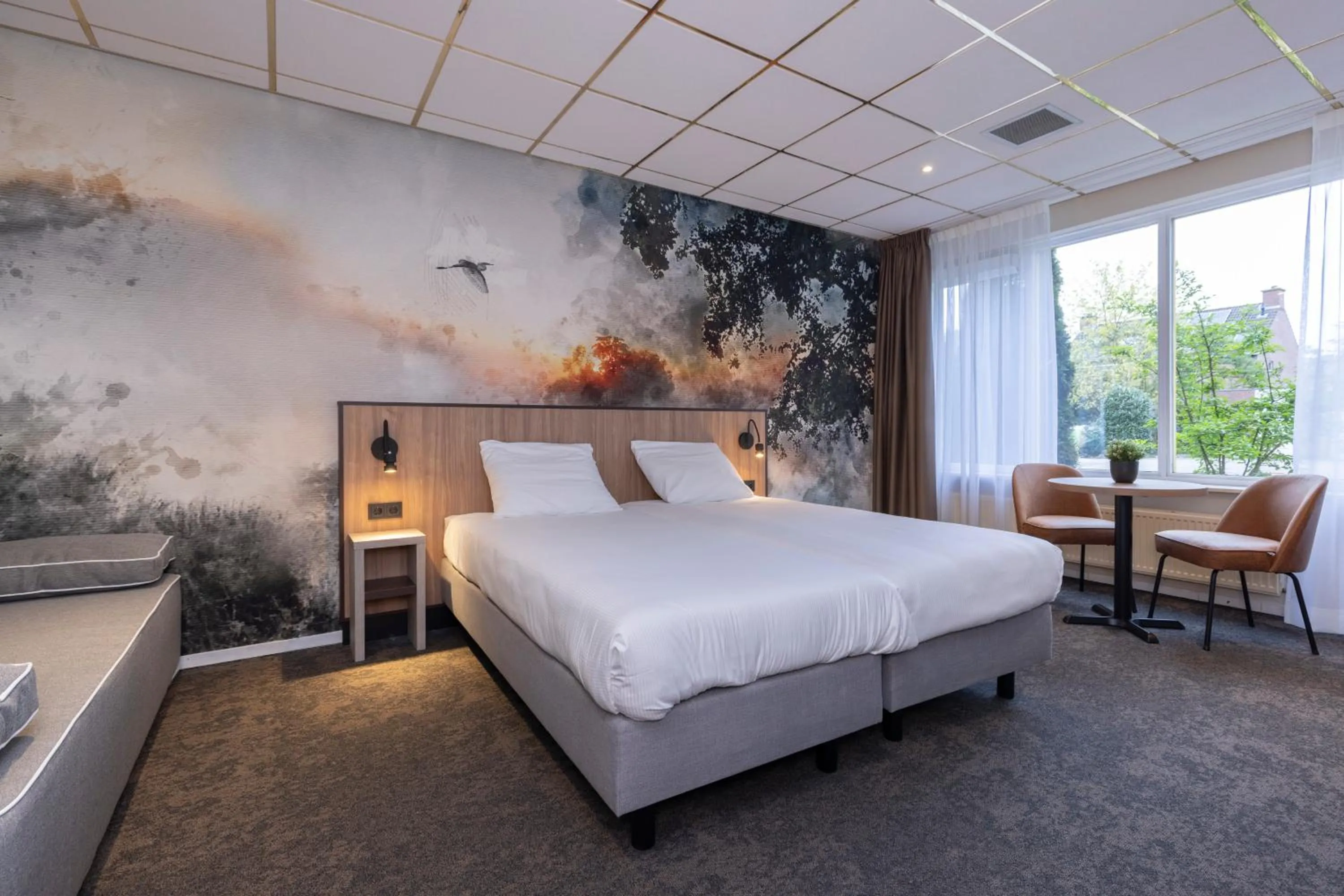 Photo of the whole room, Bed in Fletcher Hotel-Restaurant Langewold