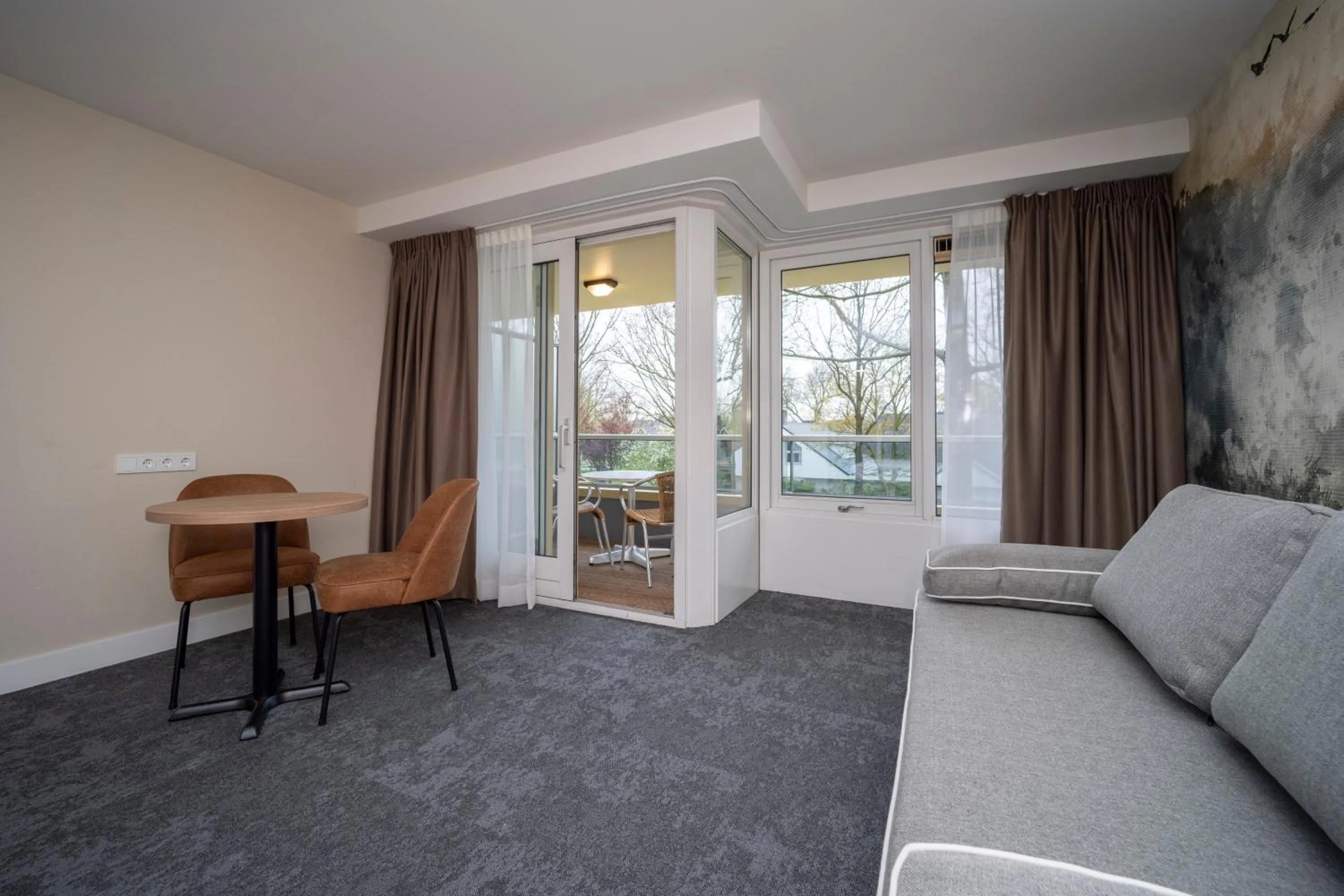Seating area in Fletcher Hotel-Restaurant Langewold