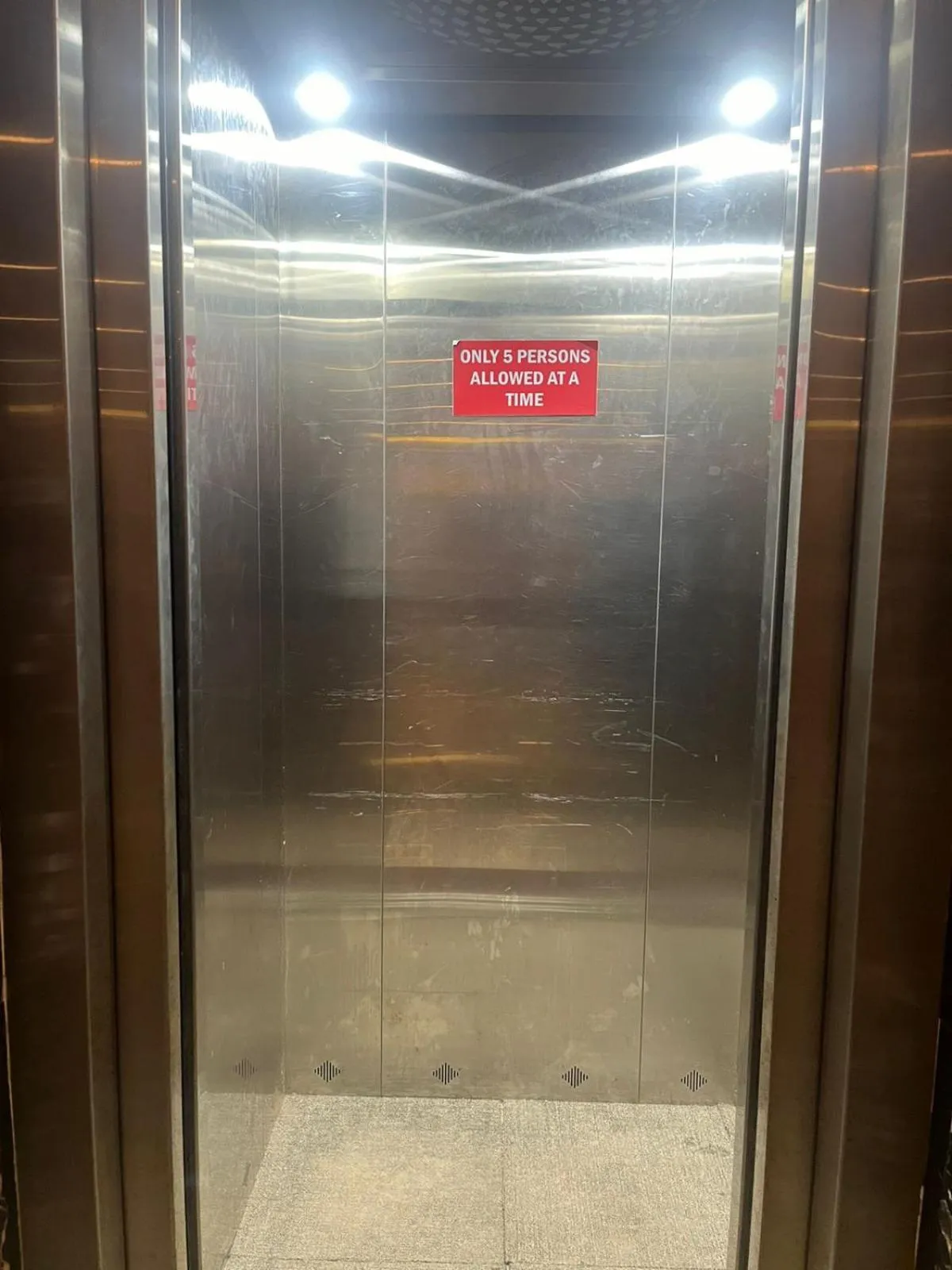 elevator in Hotel Avenue Suites Near International Airport Bangalore