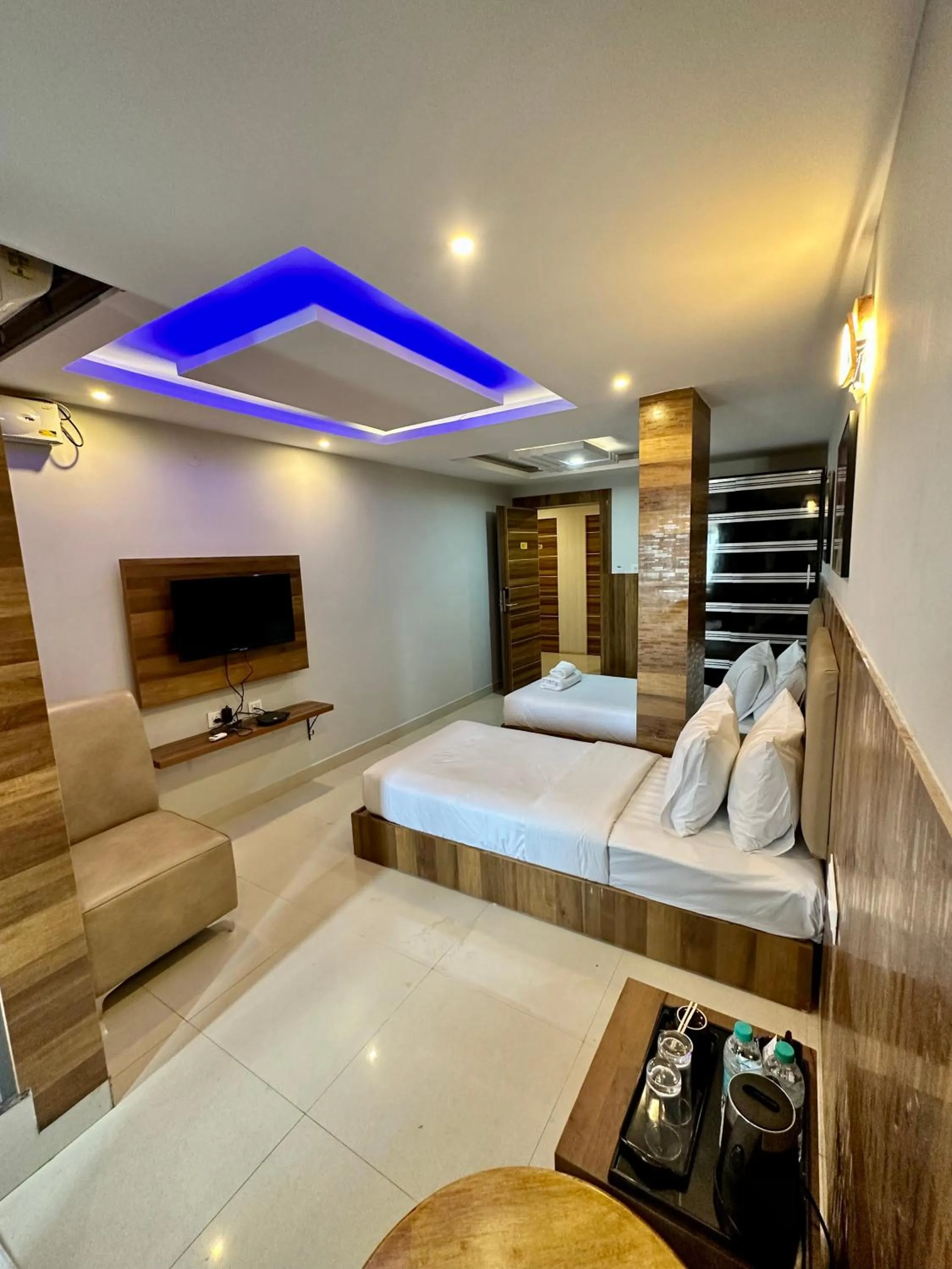 Bed in Hotel Avenue Suites Near International Airport Bangalore