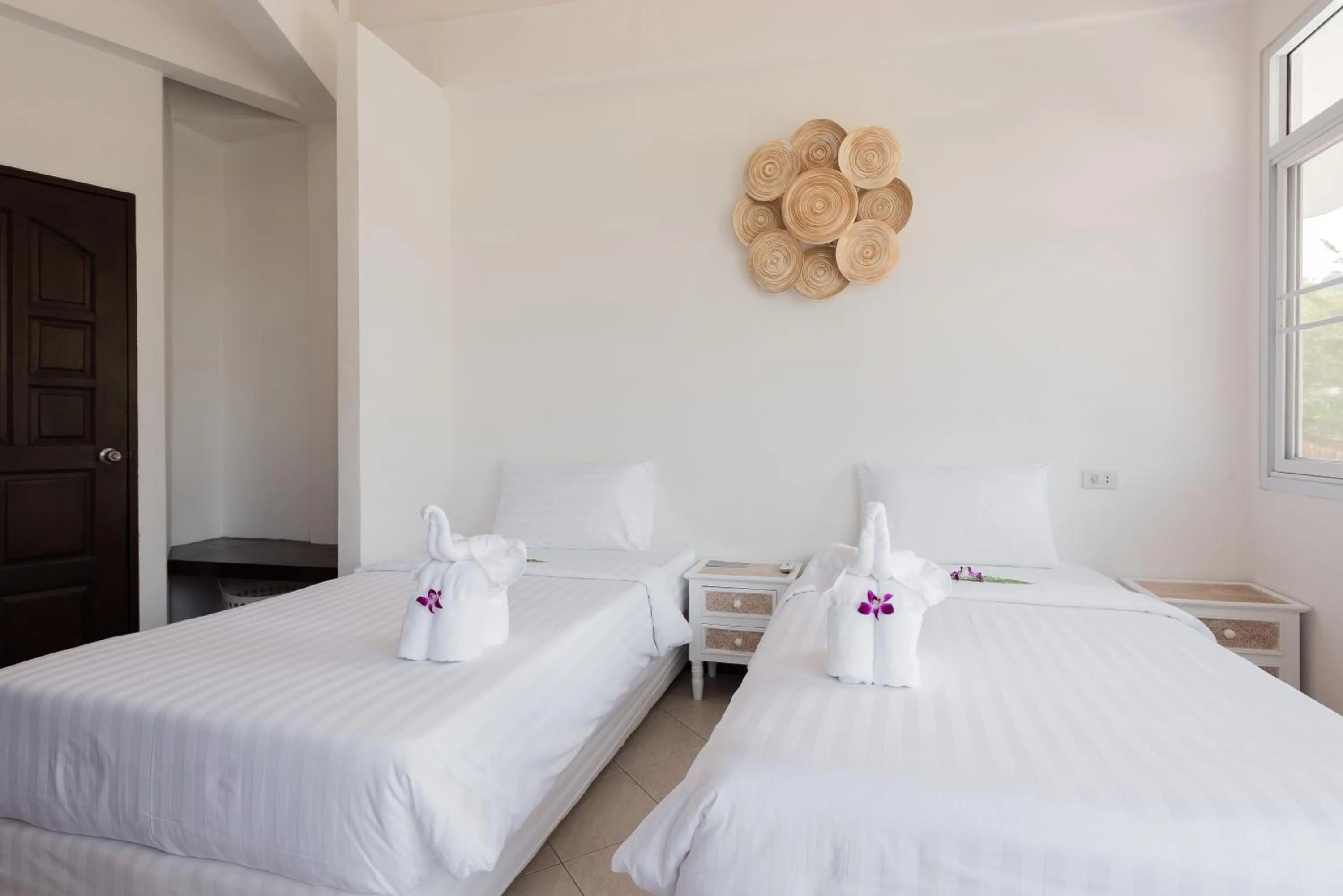 Bed in Twin Villas Ao Nang